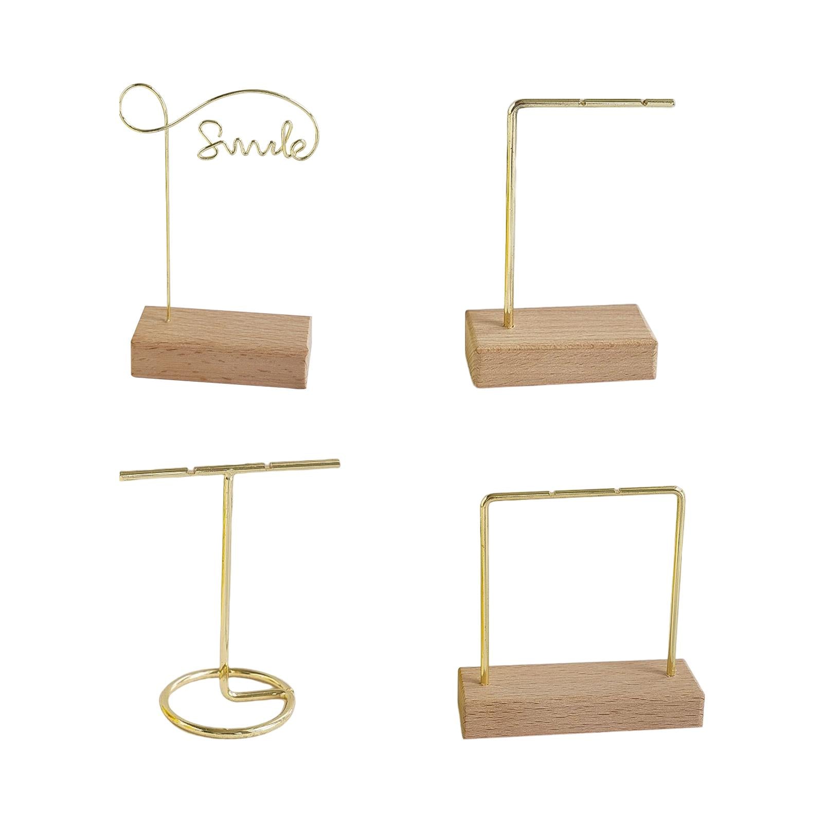 Metal Stud Earring Display Holder Earring Shelf Rack for Tradeshow 8x4cm