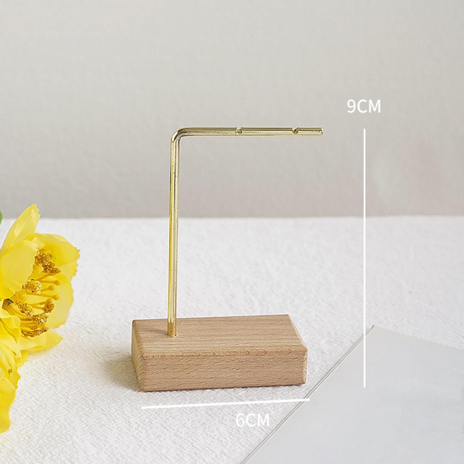 Metal Stud Earring Display Holder Earring Shelf Rack for Tradeshow 9x6cm