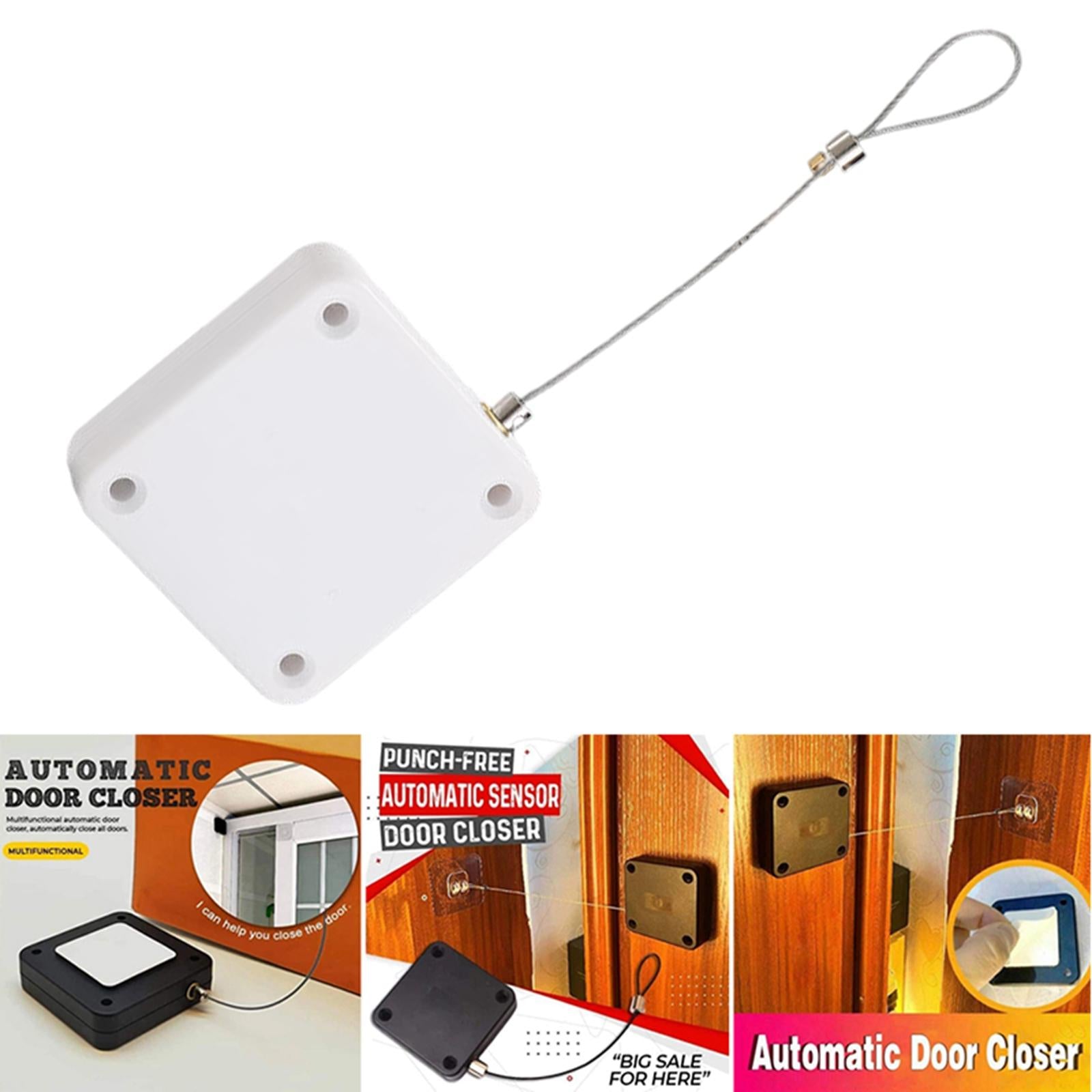 Punch Free Automatic Sensor Door Closer Portable Home Office white 800g