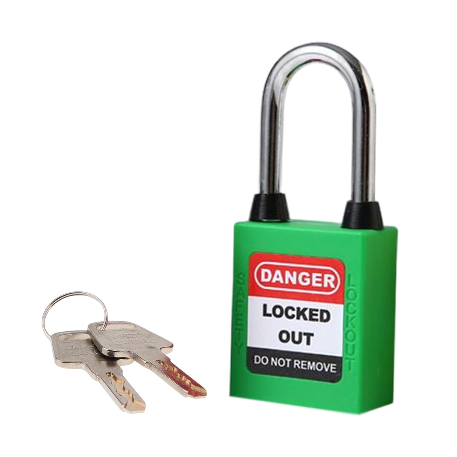 Lockout Tagout Locks Safety Padlocksteel Shackle Lightweight Green