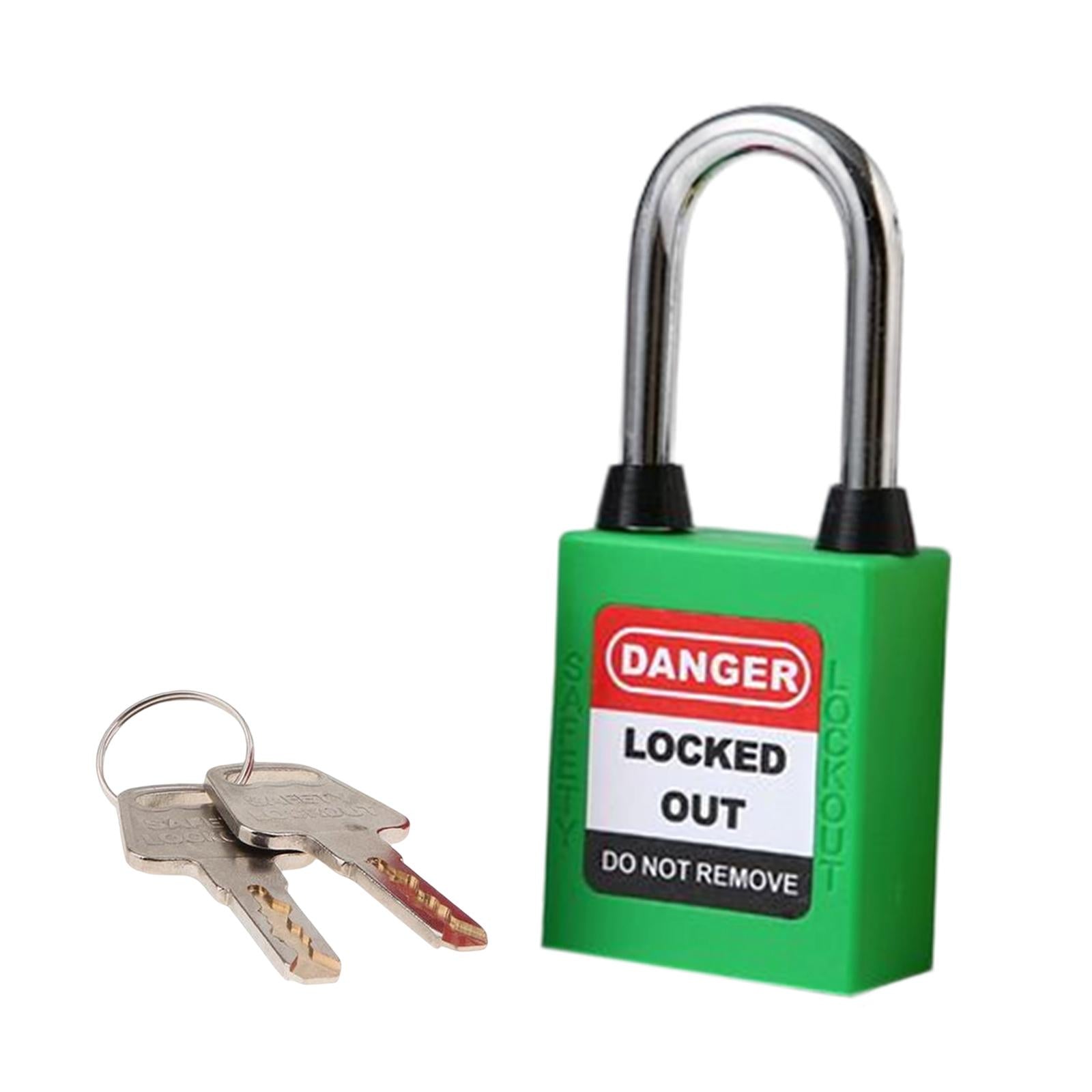 Lockout Tagout Locks Safety Padlocksteel Shackle Lightweight Green