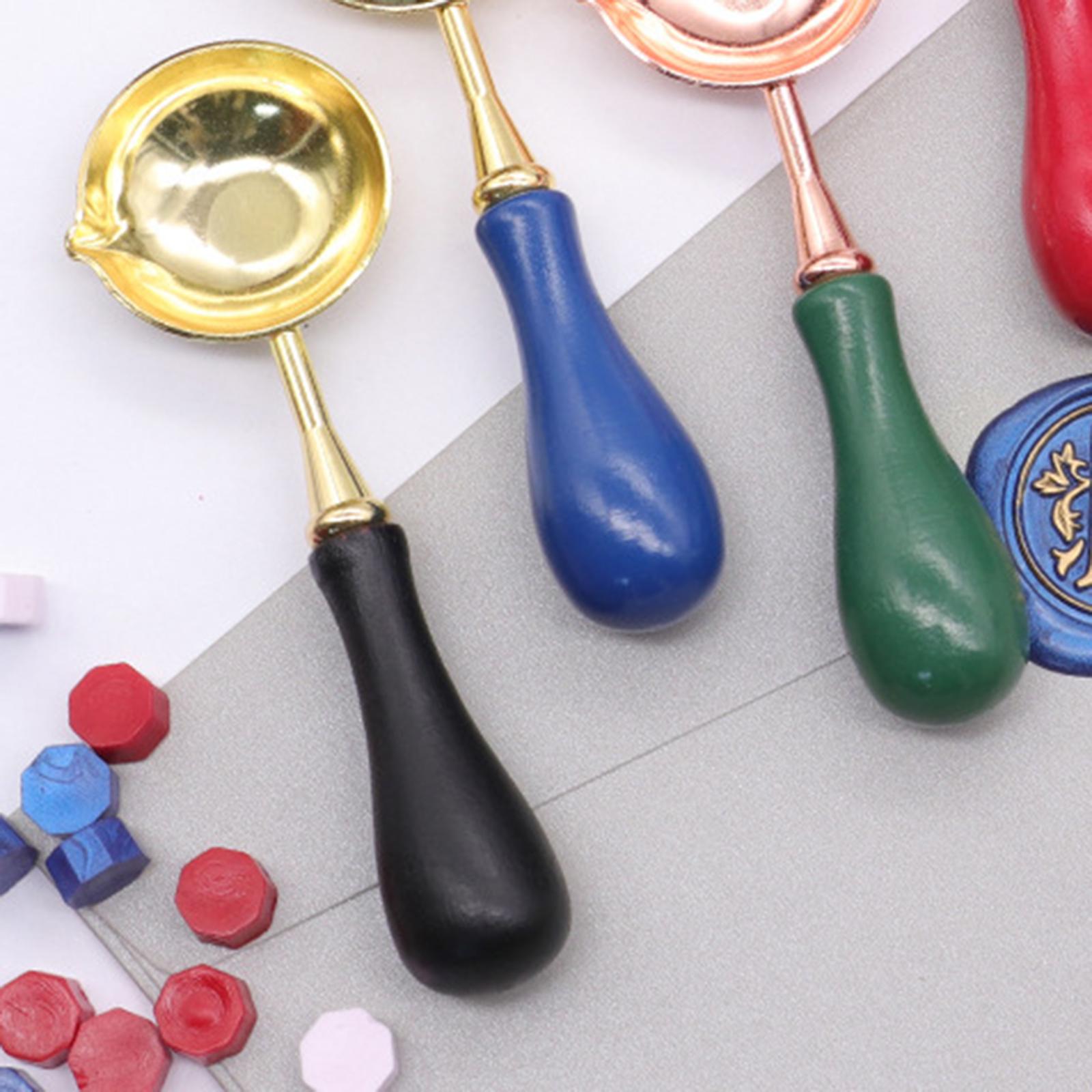 Stamp Melting Spoon for DIY Letter Card Making Party Favors Stamp Maker black