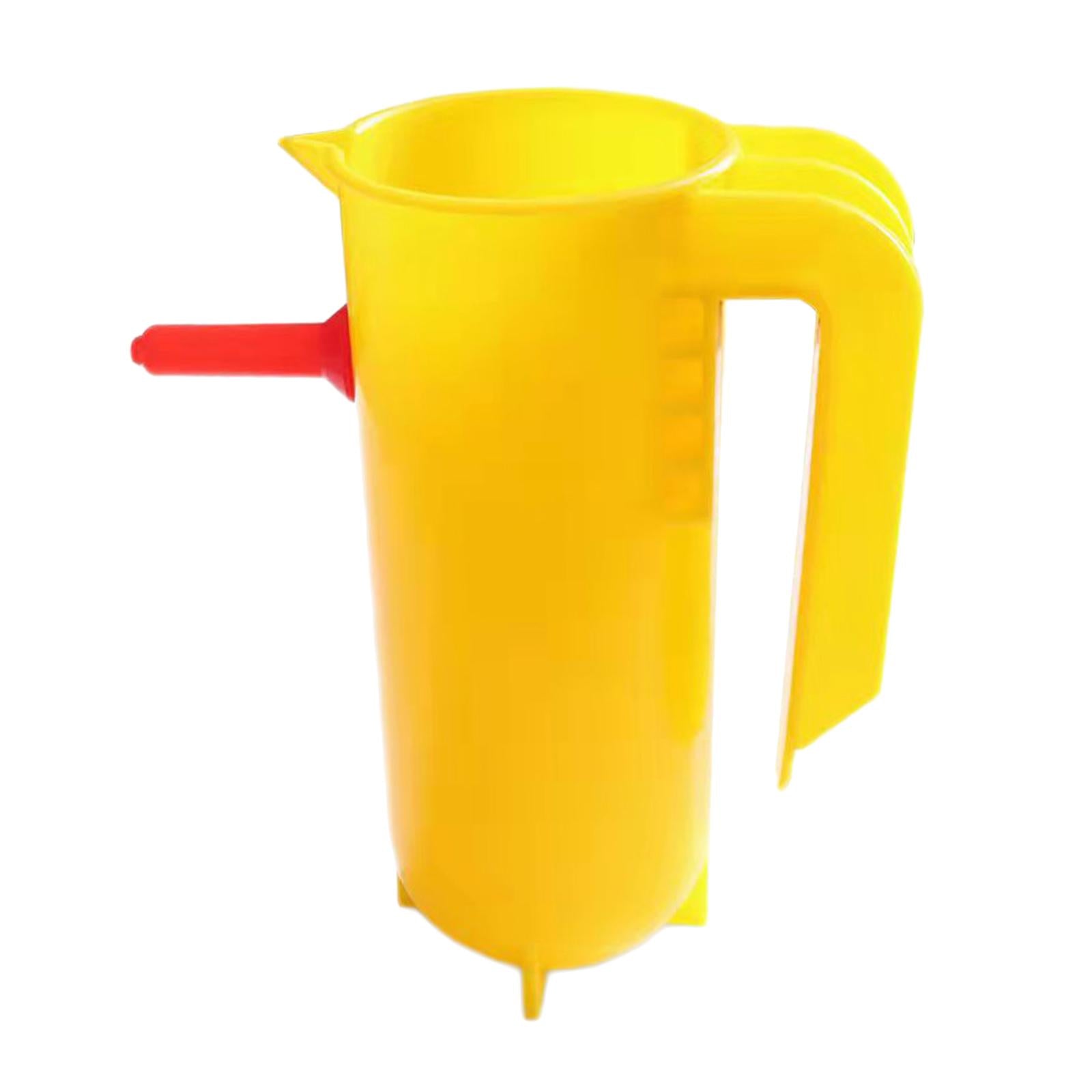 800ml Lamb Feeding Cups Milk Bottle with Nipple for Small Lamb Goat Yellow