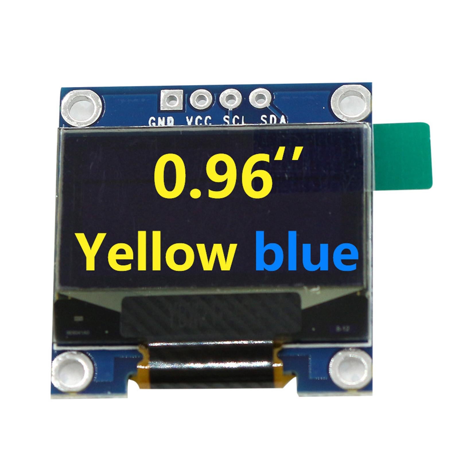0.96 OLED Display Module SSD1315 Iic i2C 4Pins Yellow Blue"