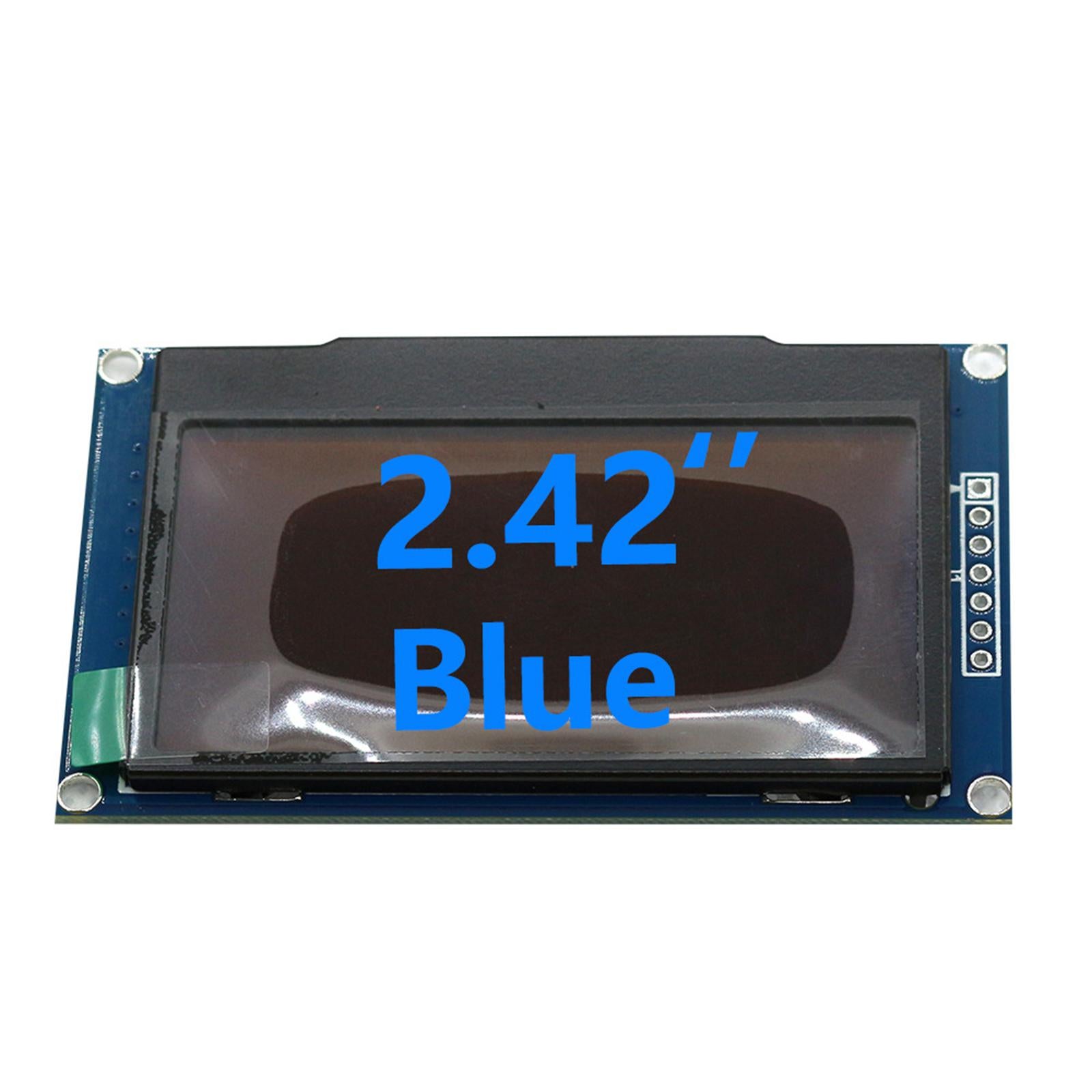 2.42 OLED LCD Display Module 4Pin 128x64 SSD1309 LCD Screen Blue Light"