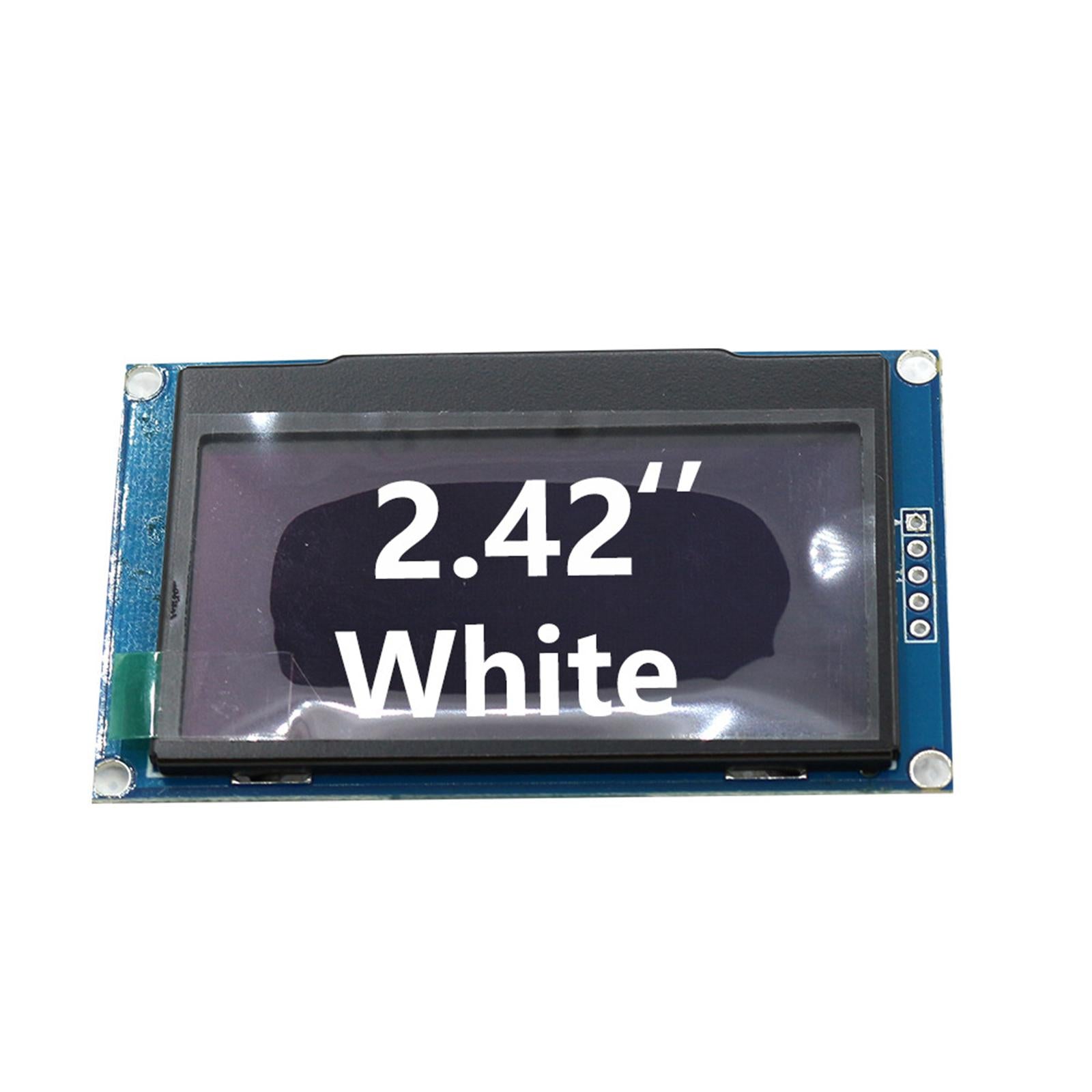 2.42 OLED LCD Display Module 4Pin 128x64 SSD1309 LCD Screen White Light"
