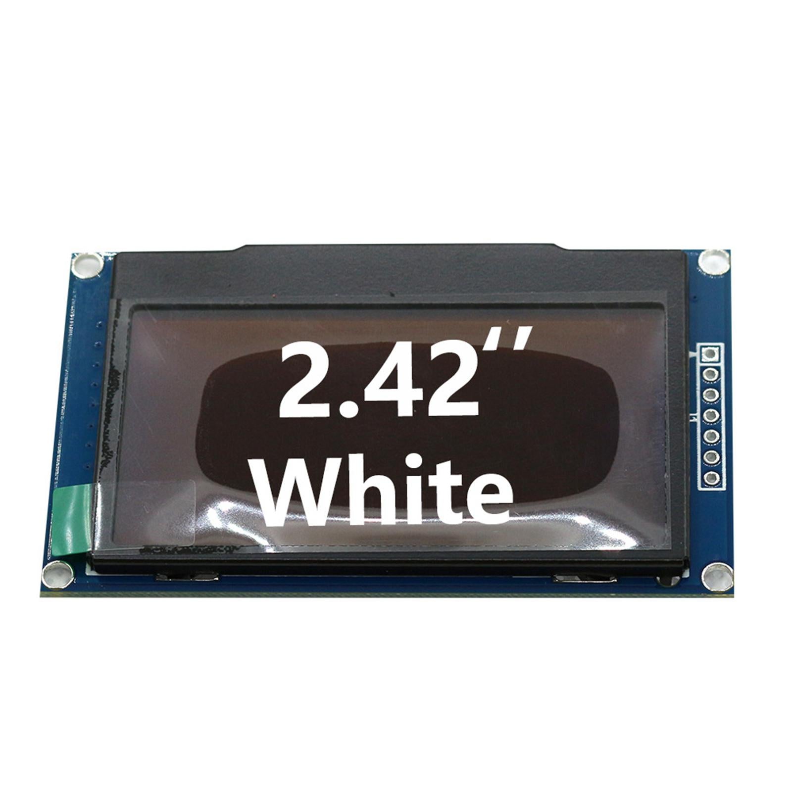 2.42 OLED LCD Display Module 4Pin 128x64 SSD1309 LCD Screen White Light"