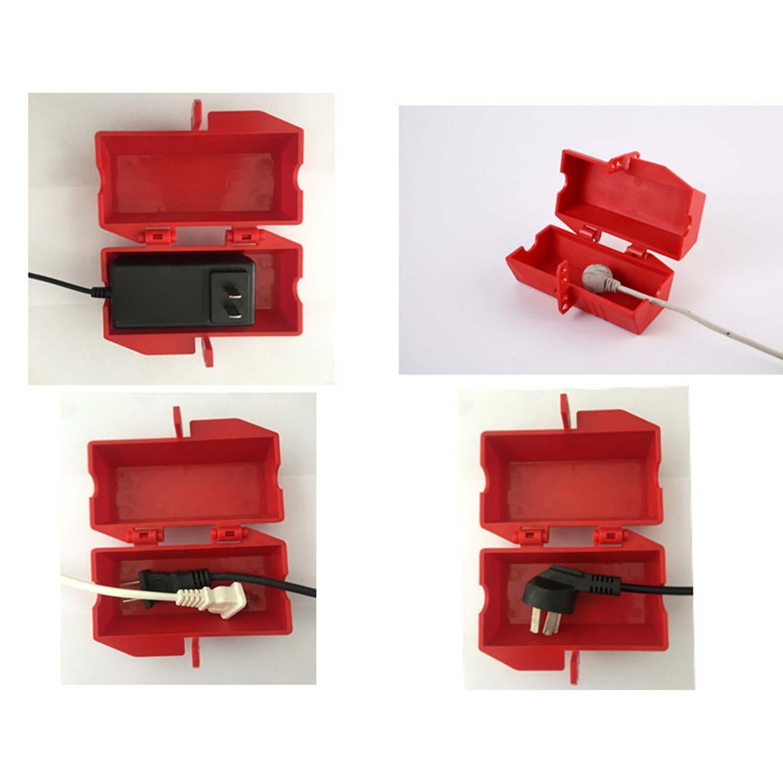 Electrical Lockout Tagout Kit Plug Lockout Nylon Hasps for Lock Out Tag Out