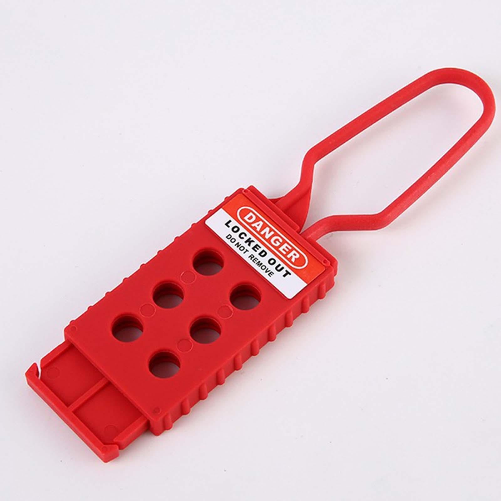 Electrical Lockout Tagout Kit Plug Lockout Nylon Hasps for Lock Out Tag Out