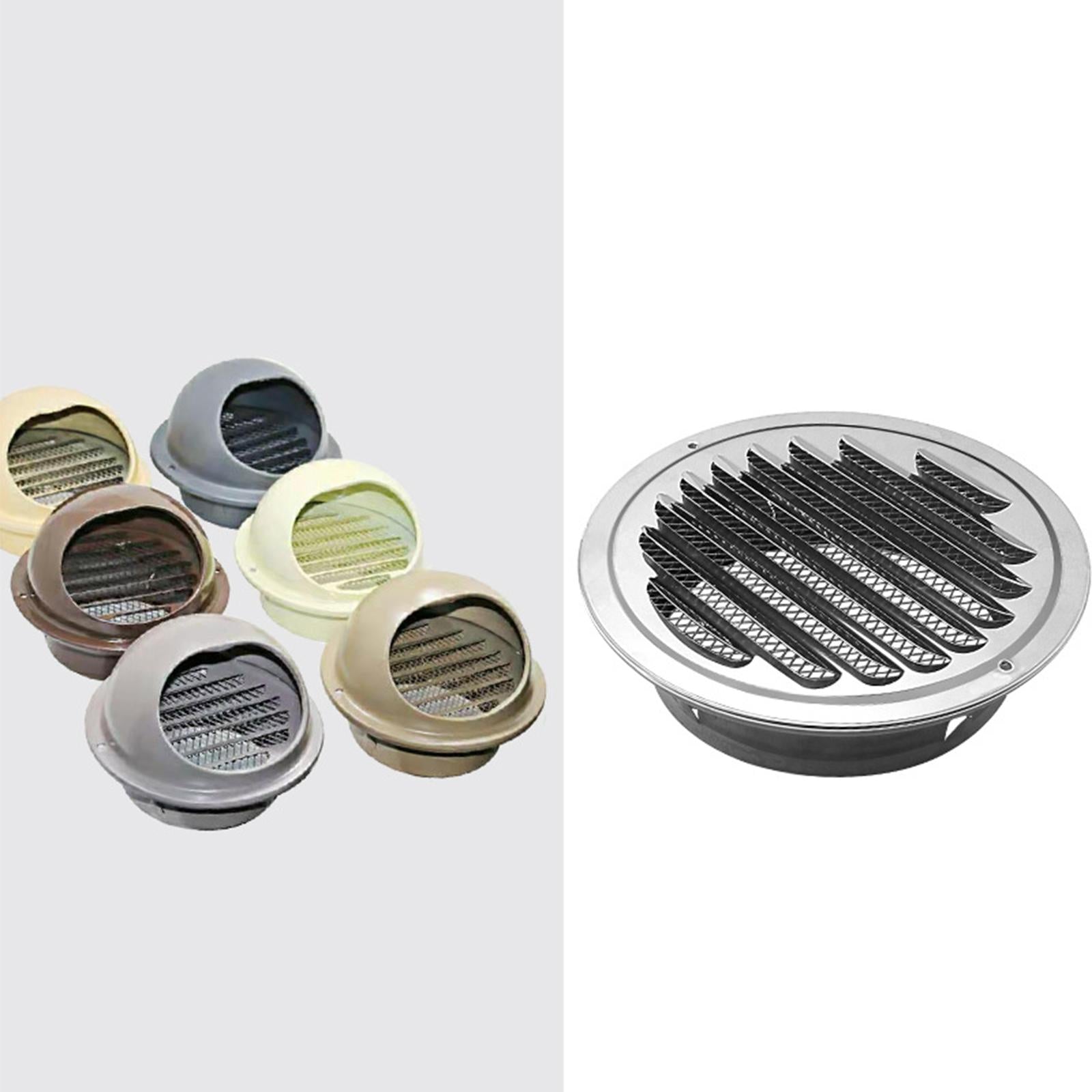 Louvered Grille Cover Vent Stainless Steel Air Vent Grilles for House Wall 70mm