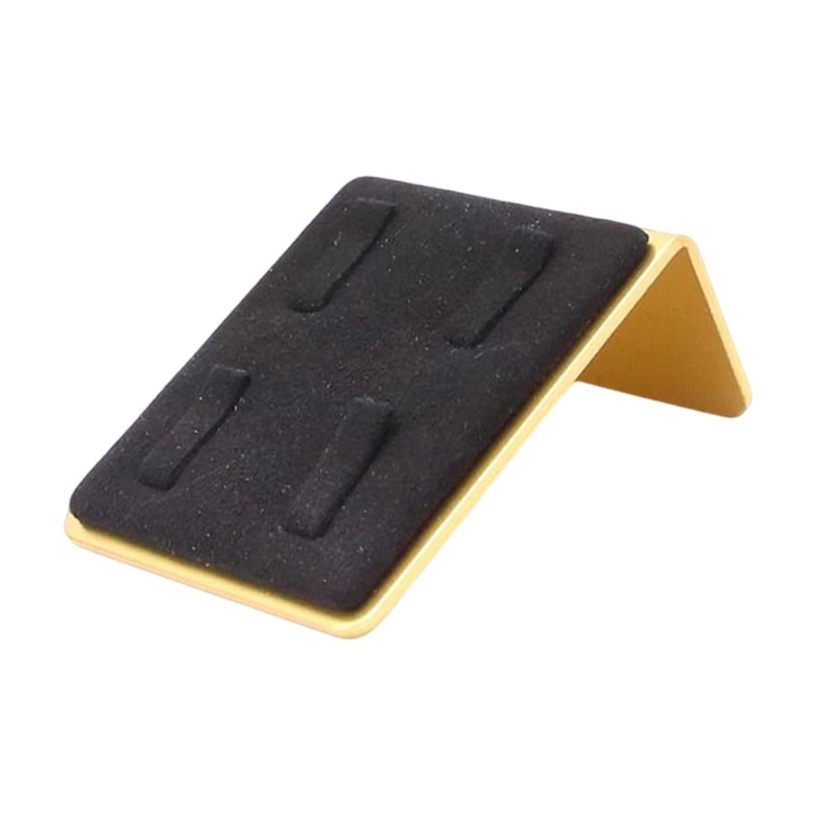 Velvet Ring Holder Jewellery Ring Storage Organiser for Shops Woman Girl Black