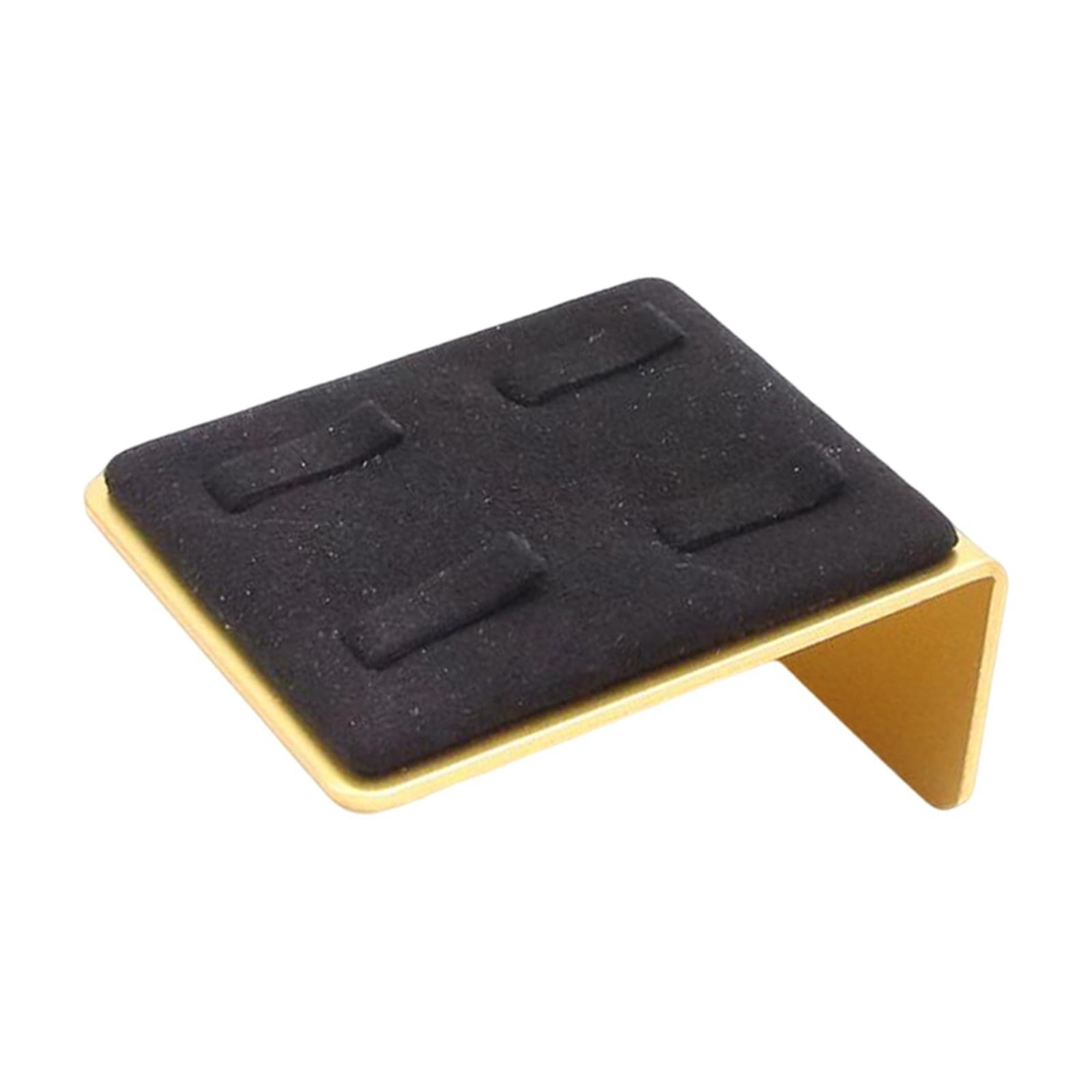 Velvet Ring Holder Jewellery Ring Storage Organiser for Shops Woman Girl Black