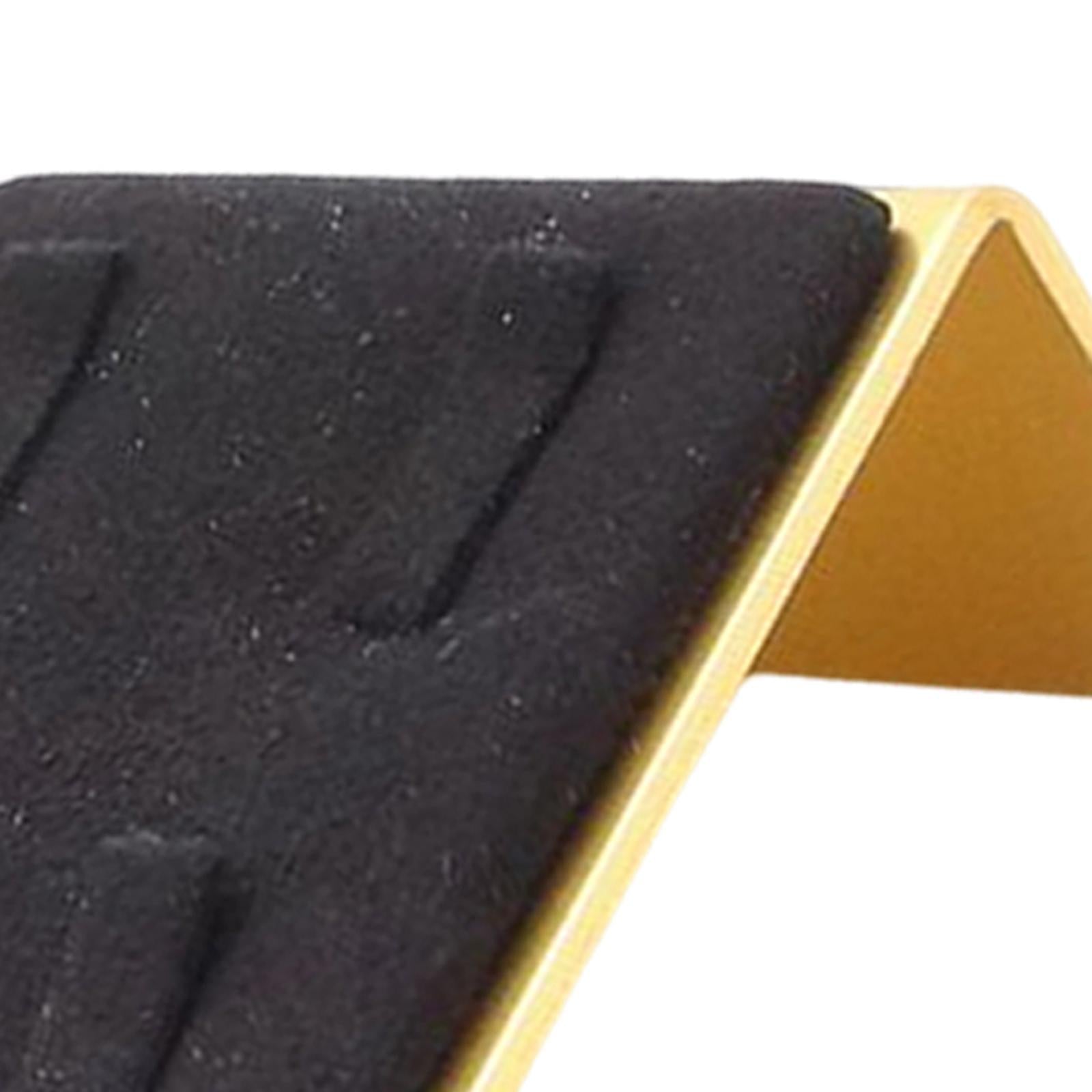 Velvet Ring Holder Jewellery Ring Storage Organiser for Shops Woman Girl Black