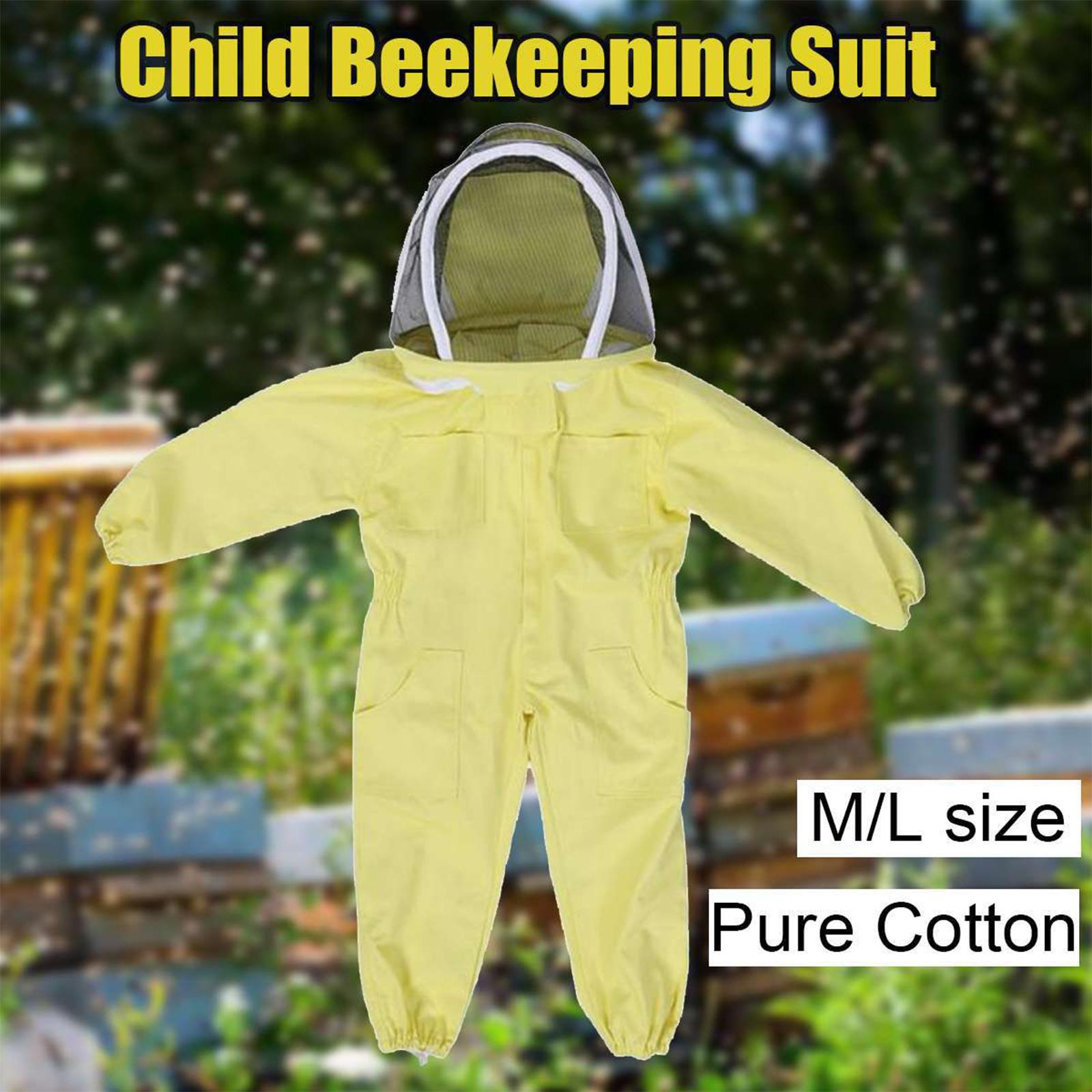 Beekeeping Suit Beekeeper Jackets Full Body Jumpsuit Clothing for Kids M