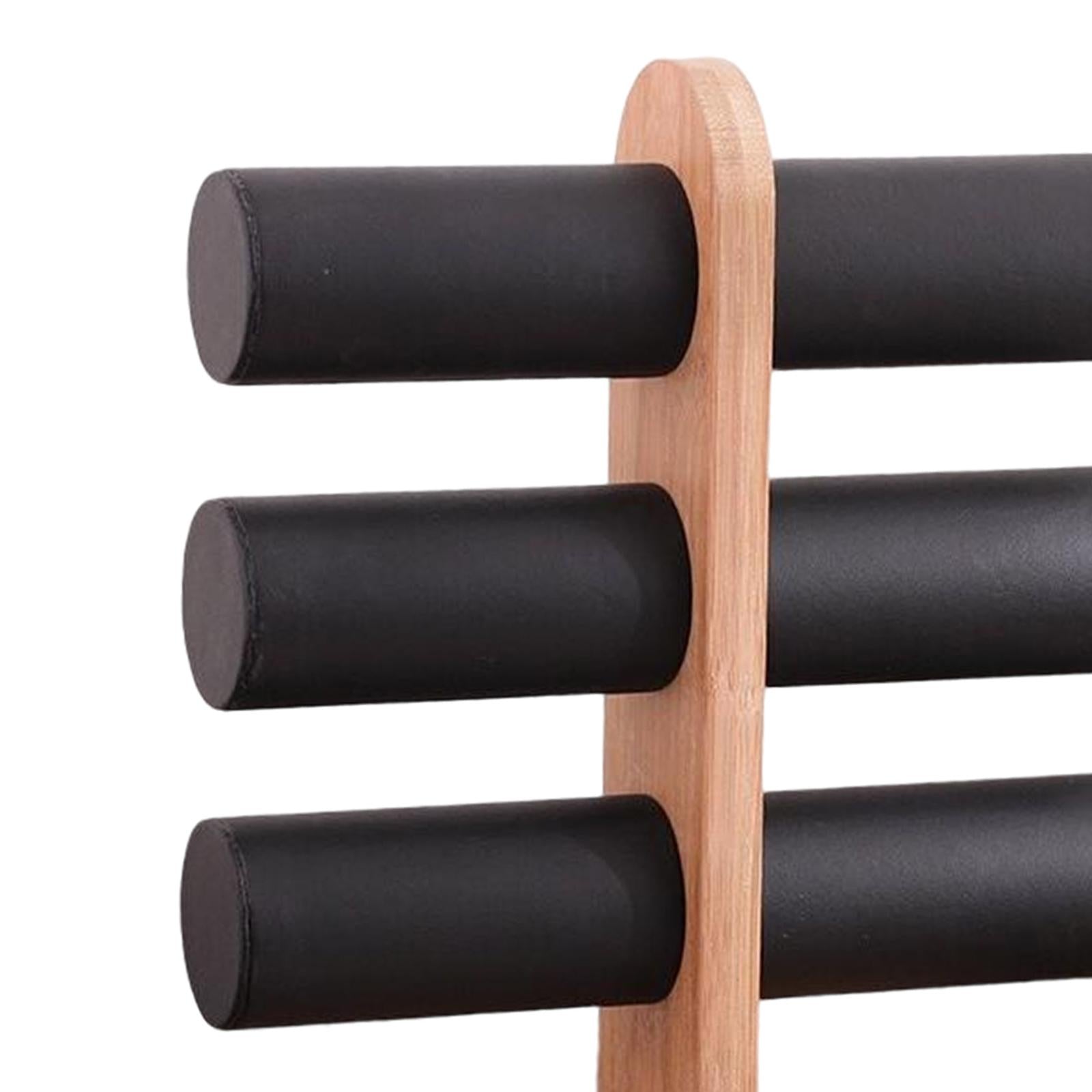 Jewelry Display Rack T Bar Bracelet Rack Wrist Watch Organizer Black