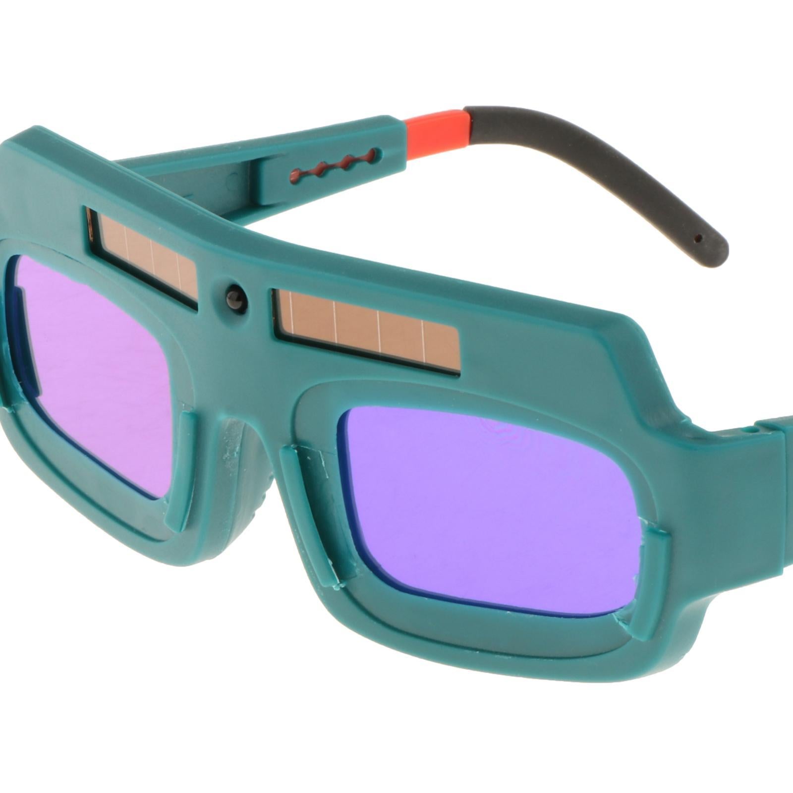 Solar Welding Glasses Auto Darkening for Mining Factories Grinding Dark Green