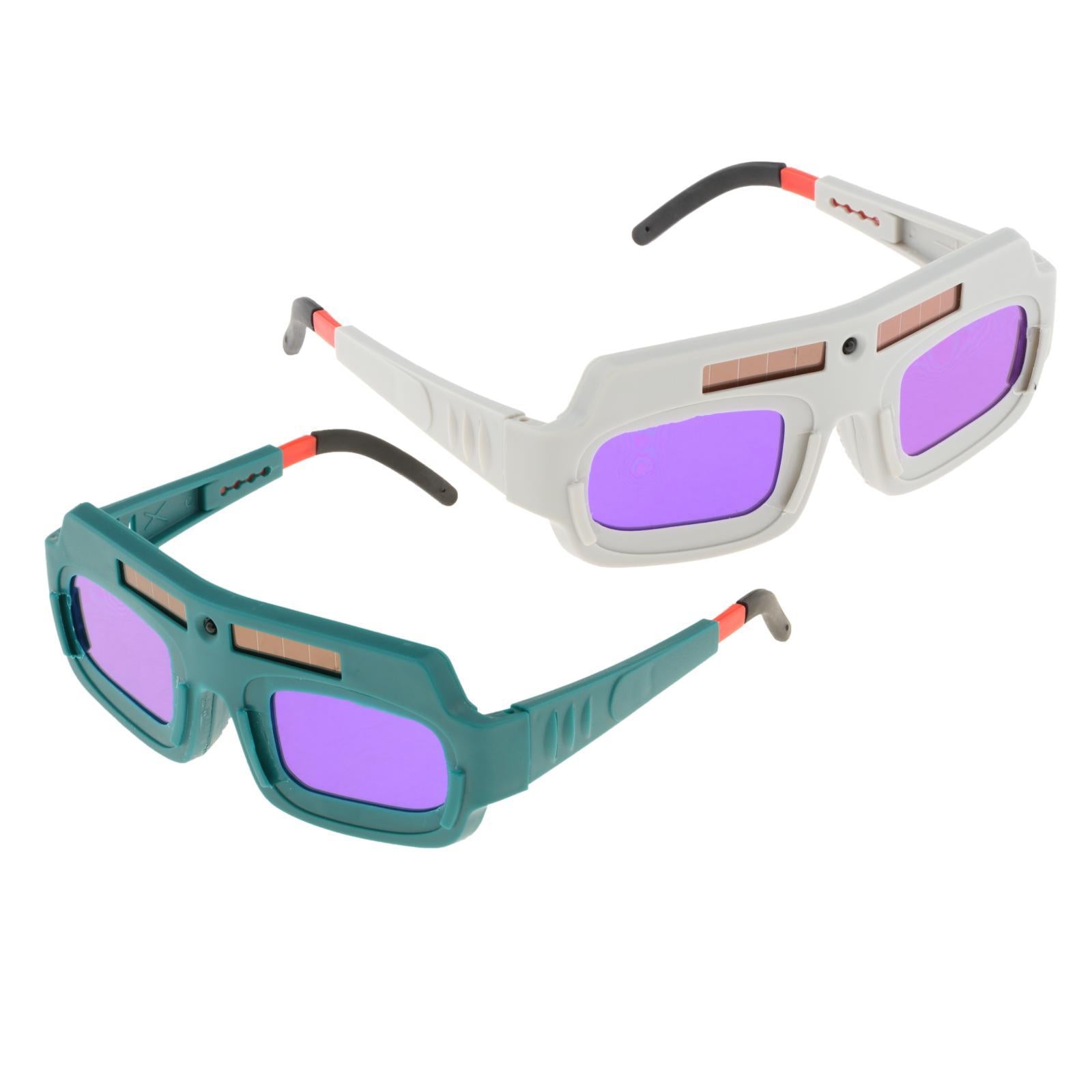 Solar Welding Glasses Auto Darkening for Mining Factories Grinding Dark Green