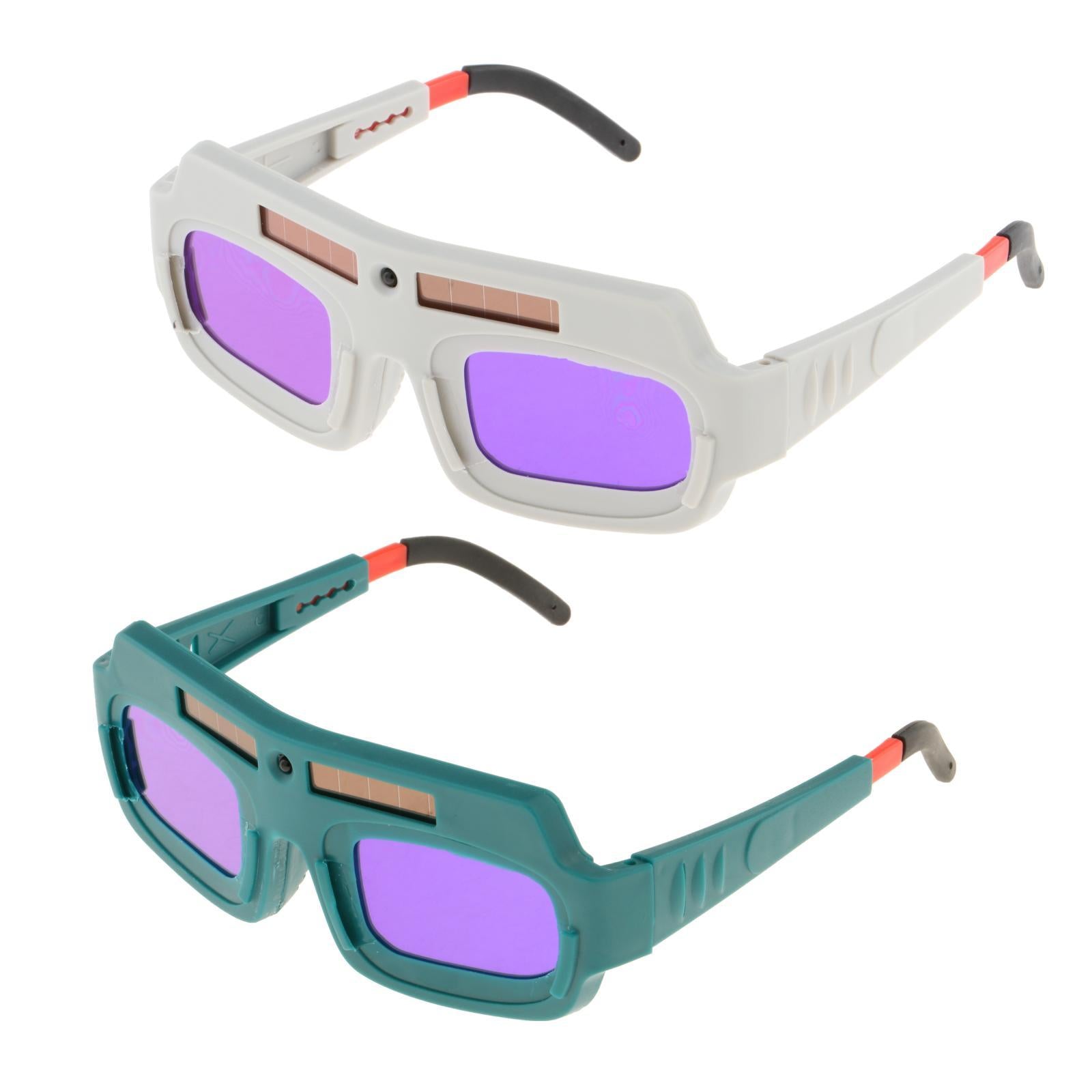 Solar Welding Glasses Auto Darkening for Mining Factories Grinding Dark Green