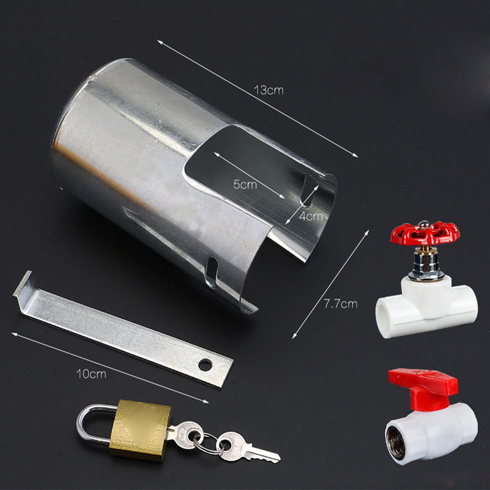 Outdoor Faucet Lock Cover Anti Theft Tap Padlock for Park Double Opening