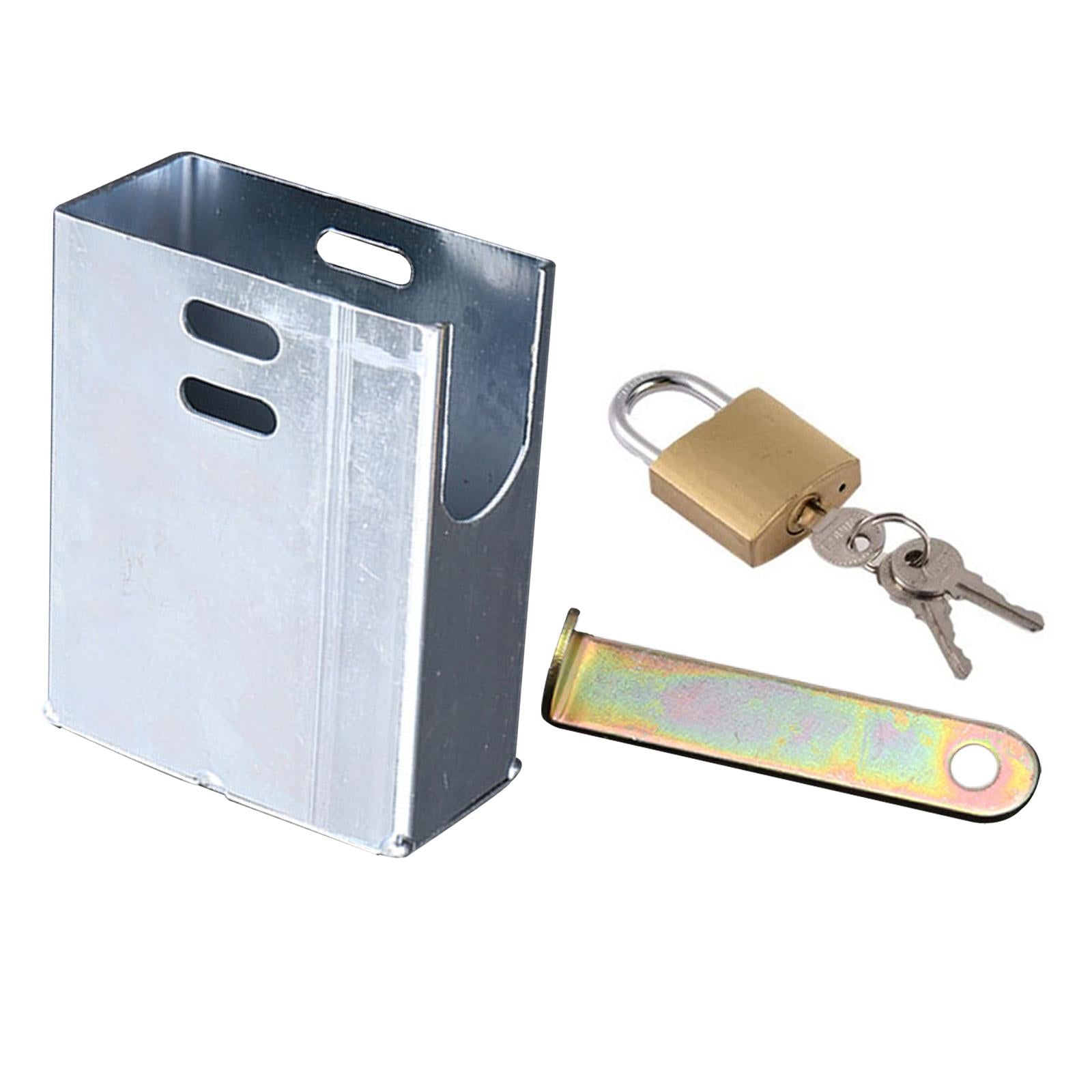 Outdoor Faucet Lock Cover Anti Theft Tap Padlock for Park Silver Square