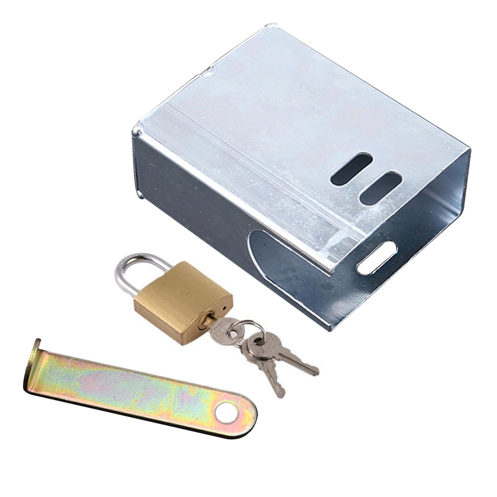 Outdoor Faucet Lock Cover Anti Theft Tap Padlock for Park Silver Square