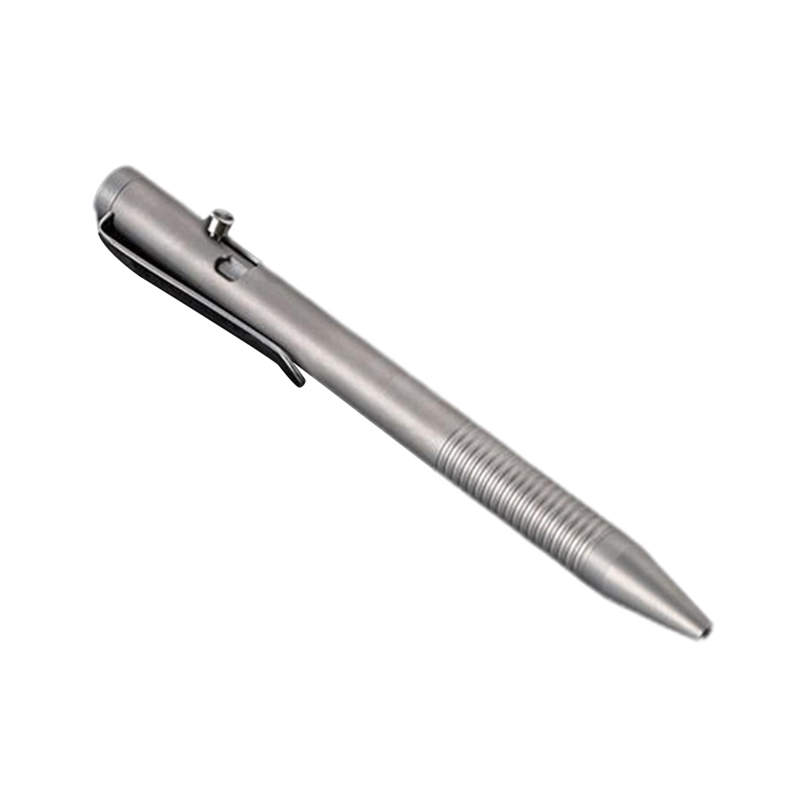 Retractable Ballpoint Pen Titanium Alloy Rollerball Pen Writing Frosted