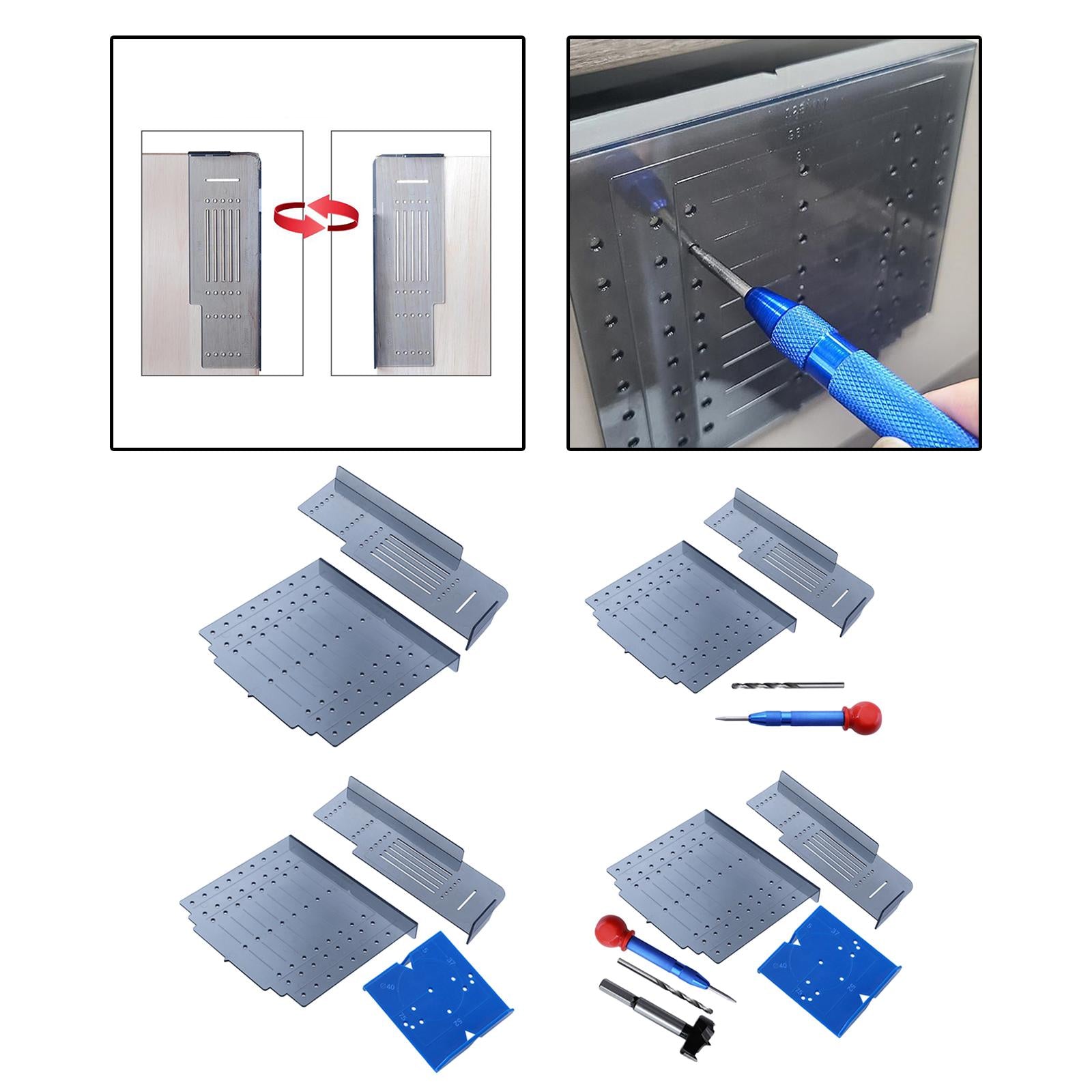 Drawer and Cabinet Handle Template Drill Template Normal 2pcs