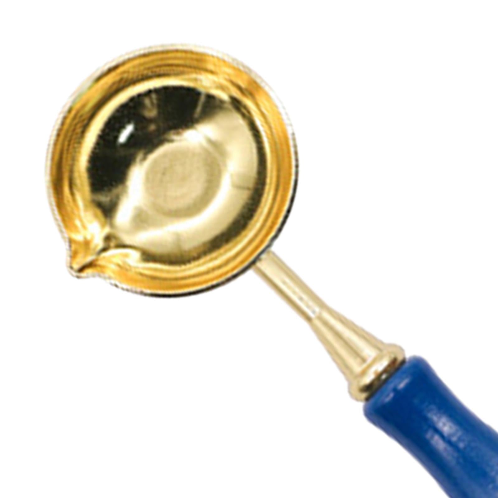 Seal Wax Melting Furnace Tool Wax Seal Spoon Holder for Envelope Blue