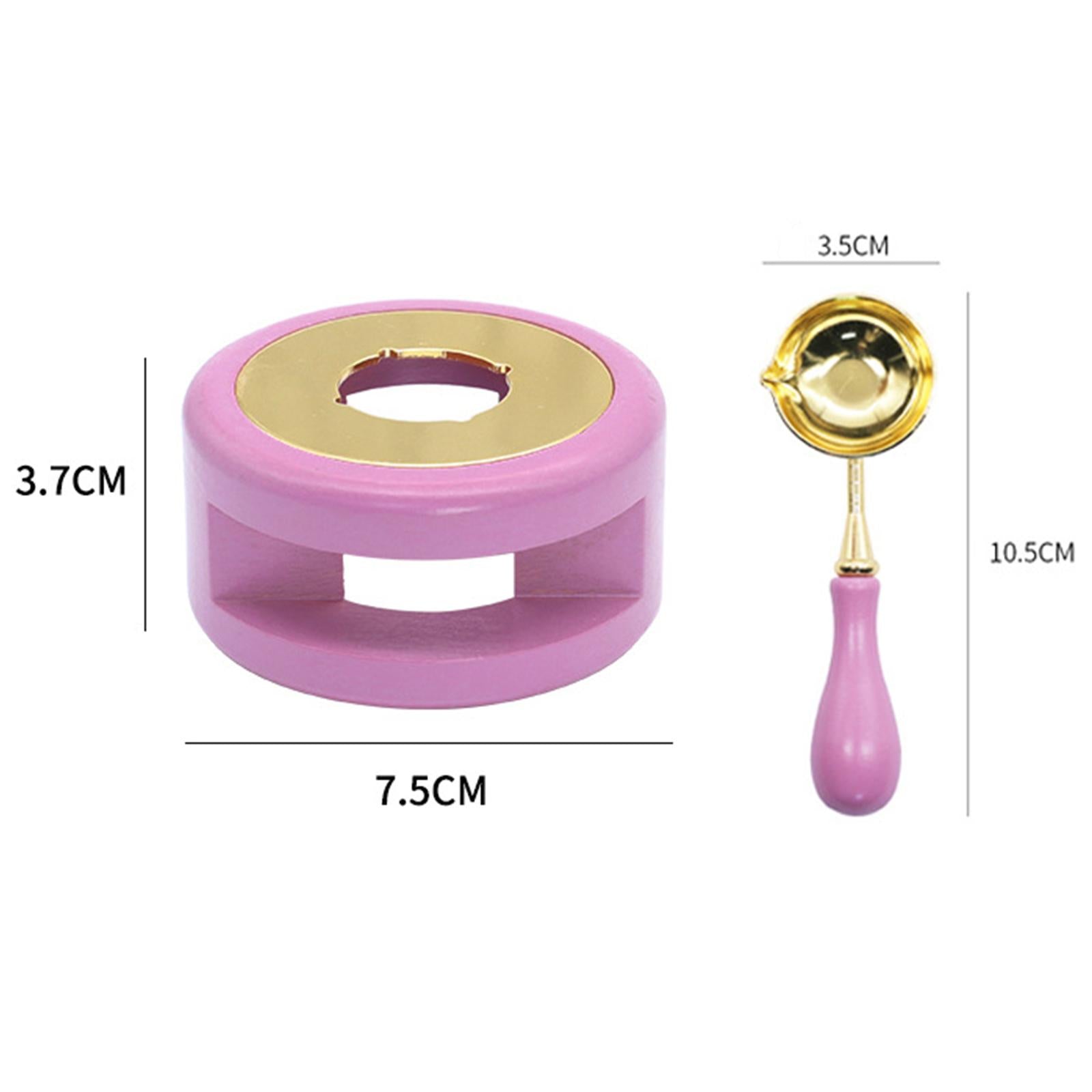 Seal Wax Melting Furnace Tool Wax Seal Spoon Holder for Envelope Pink