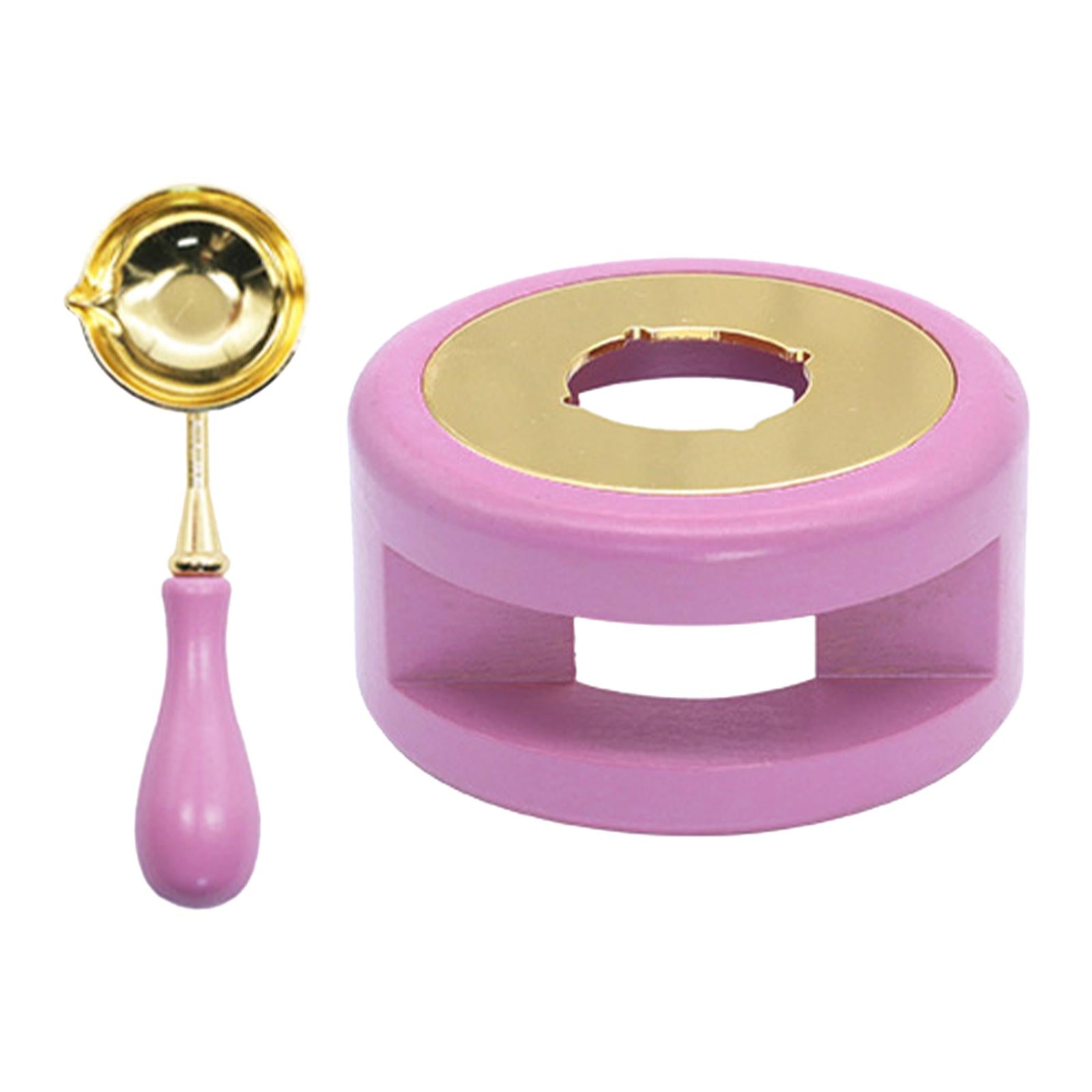 Seal Wax Melting Furnace Tool Wax Seal Spoon Holder for Envelope Pink