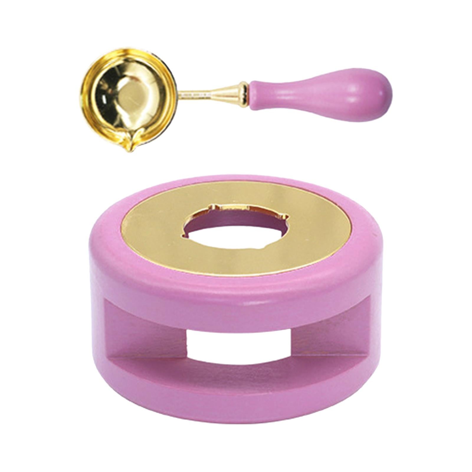 Seal Wax Melting Furnace Tool Wax Seal Spoon Holder for Envelope Pink