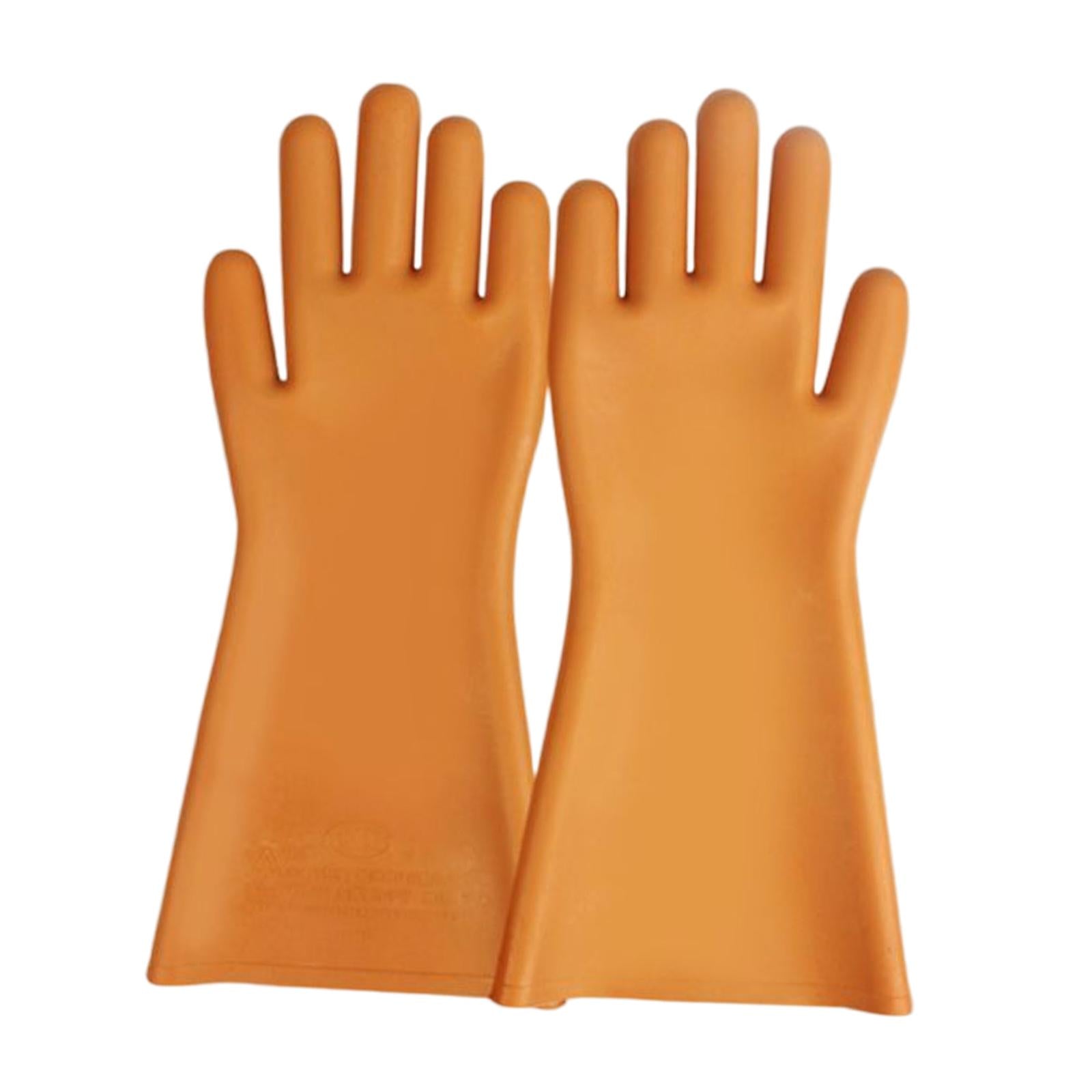 Insulating Gloves Rubber Electrical Protection Waterproof for Man Woman 5kV