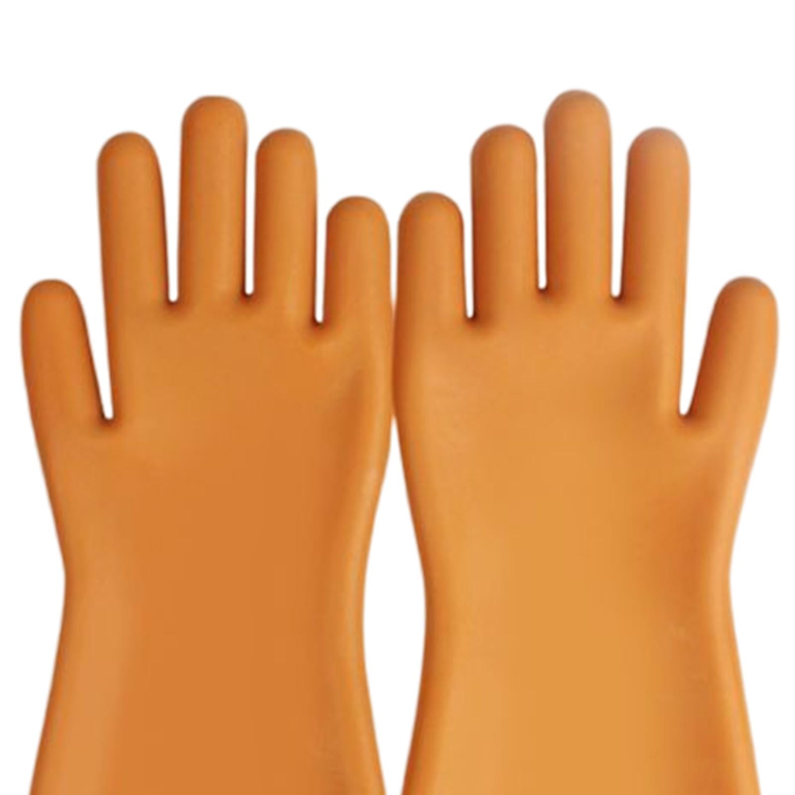 Insulating Gloves Rubber Electrical Protection Waterproof for Man Woman 5kV
