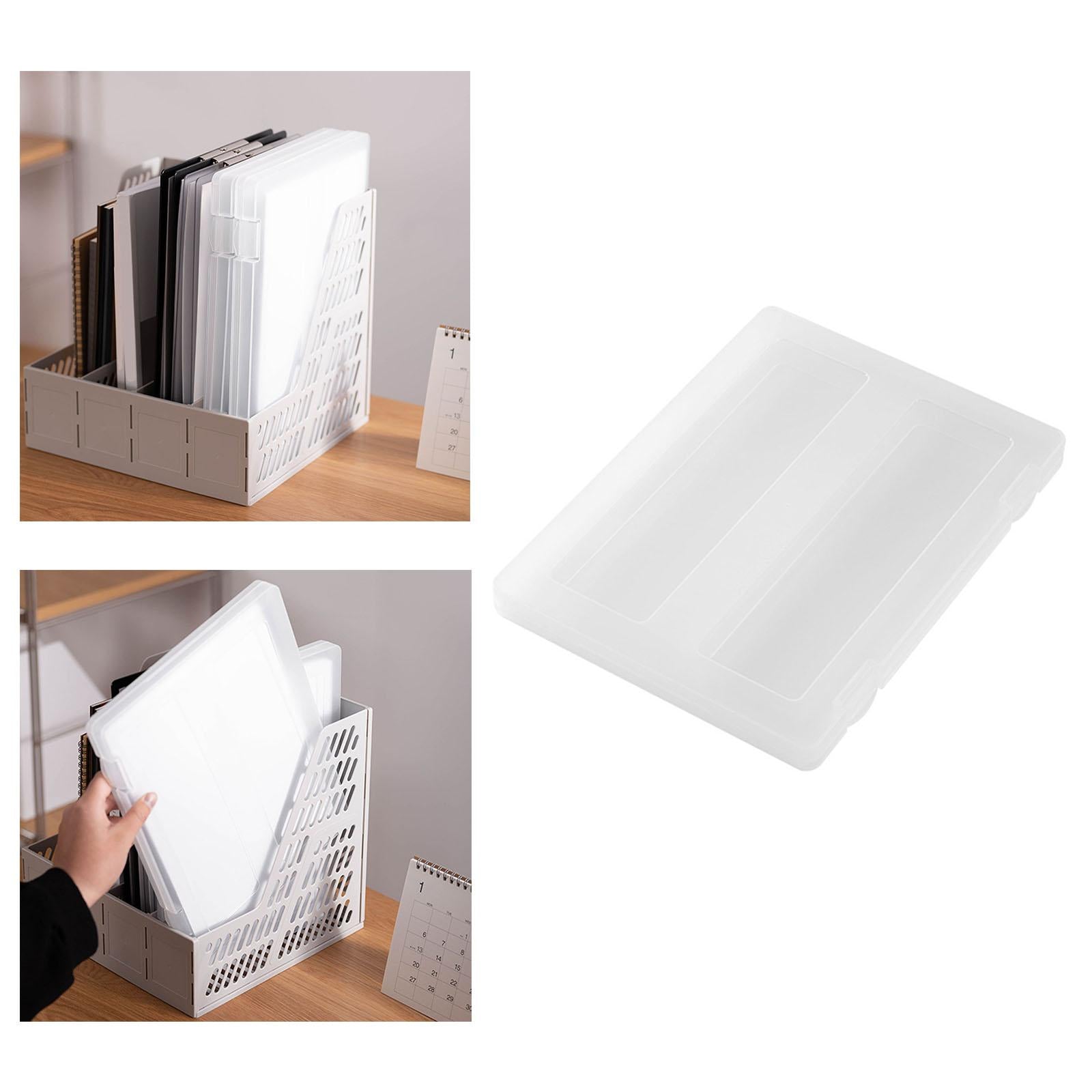 Transparent File Box File Folder Waterproof Multipurpose Use Office School
