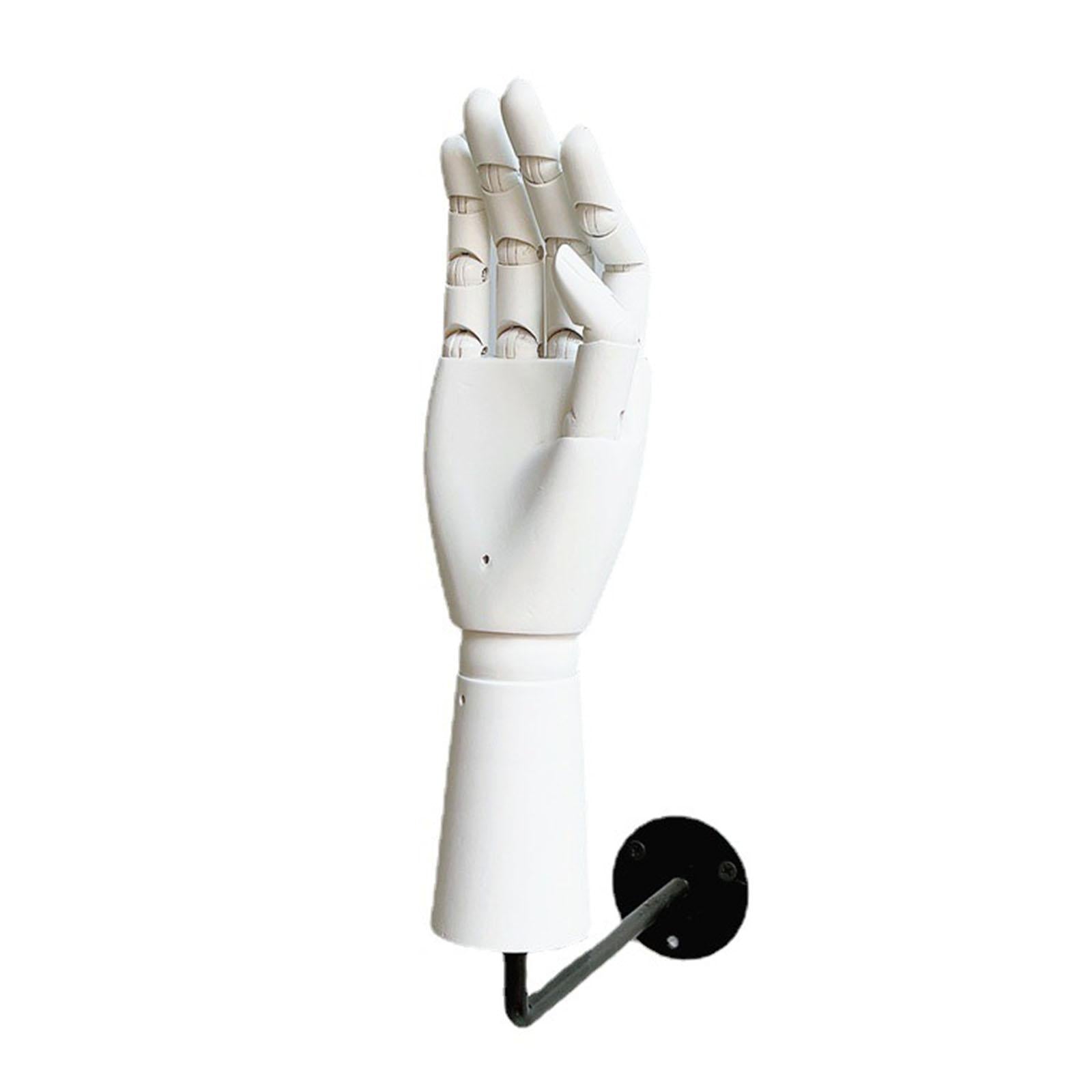 Wall Mount Jewelry Display Holder Mannequin Hand for Handbags Watch Shop