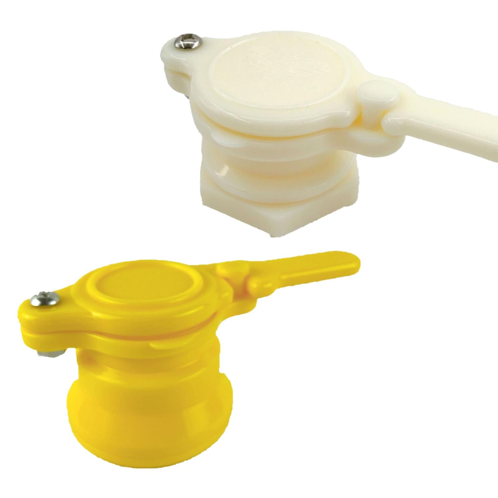 Gate Valve Beekeeping Equipment Beekeeper Tool Reusable for Garden Yellow