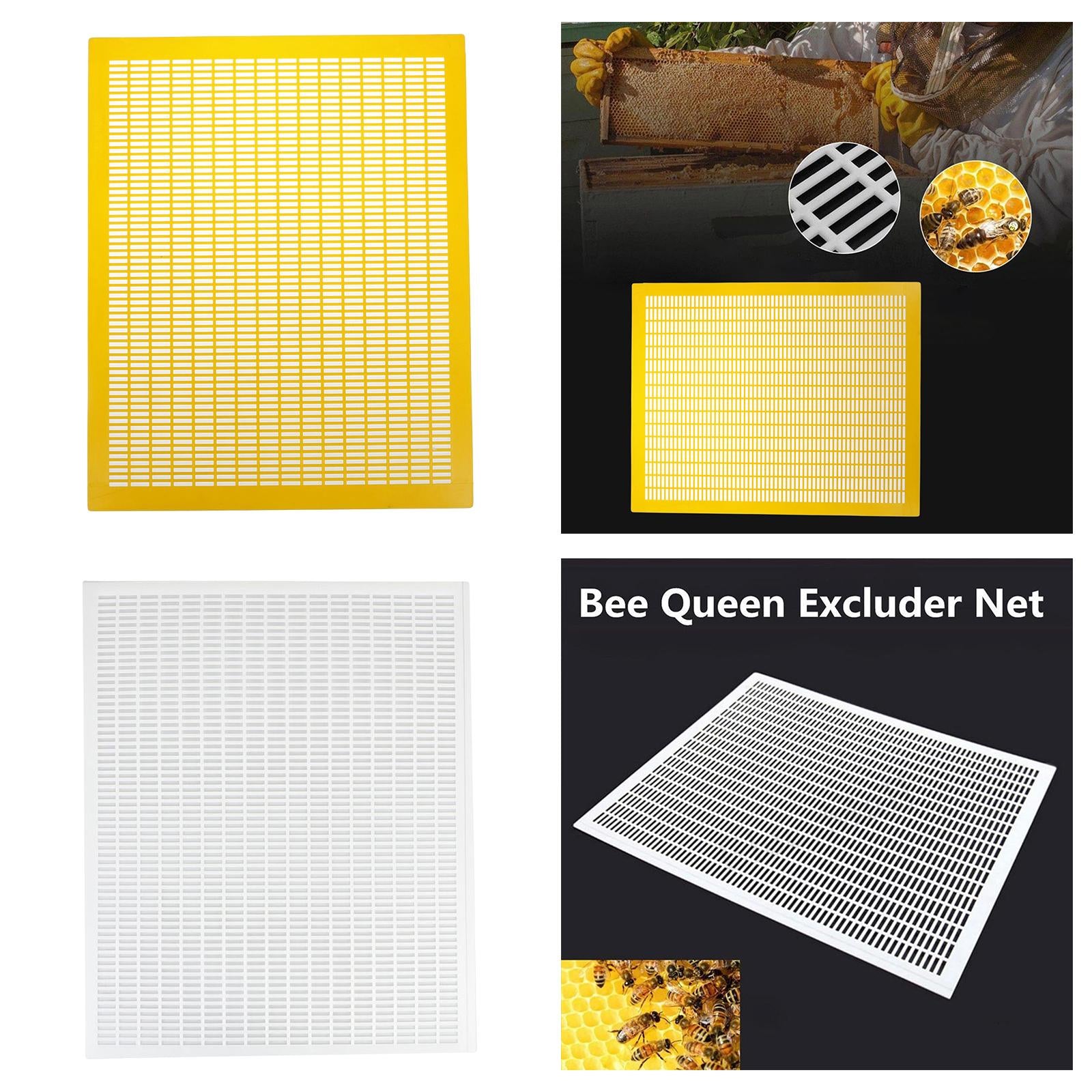 Practical 10 Frame Queen Bees Excluder Easily Clean Backyard Accessories White