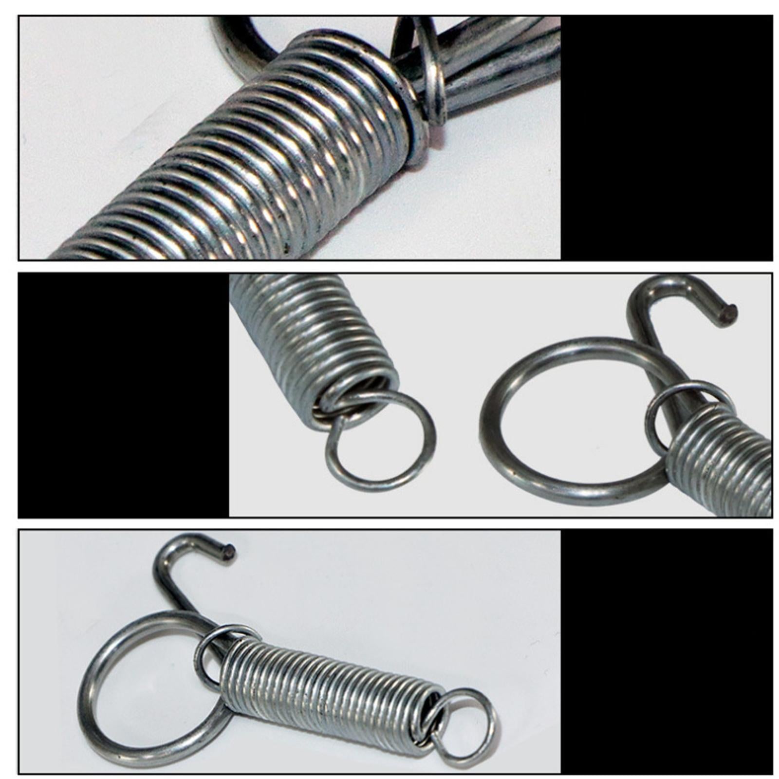 10 Packs Elastic Metal Cage Door Spring Hook for Rabbit Cage Small