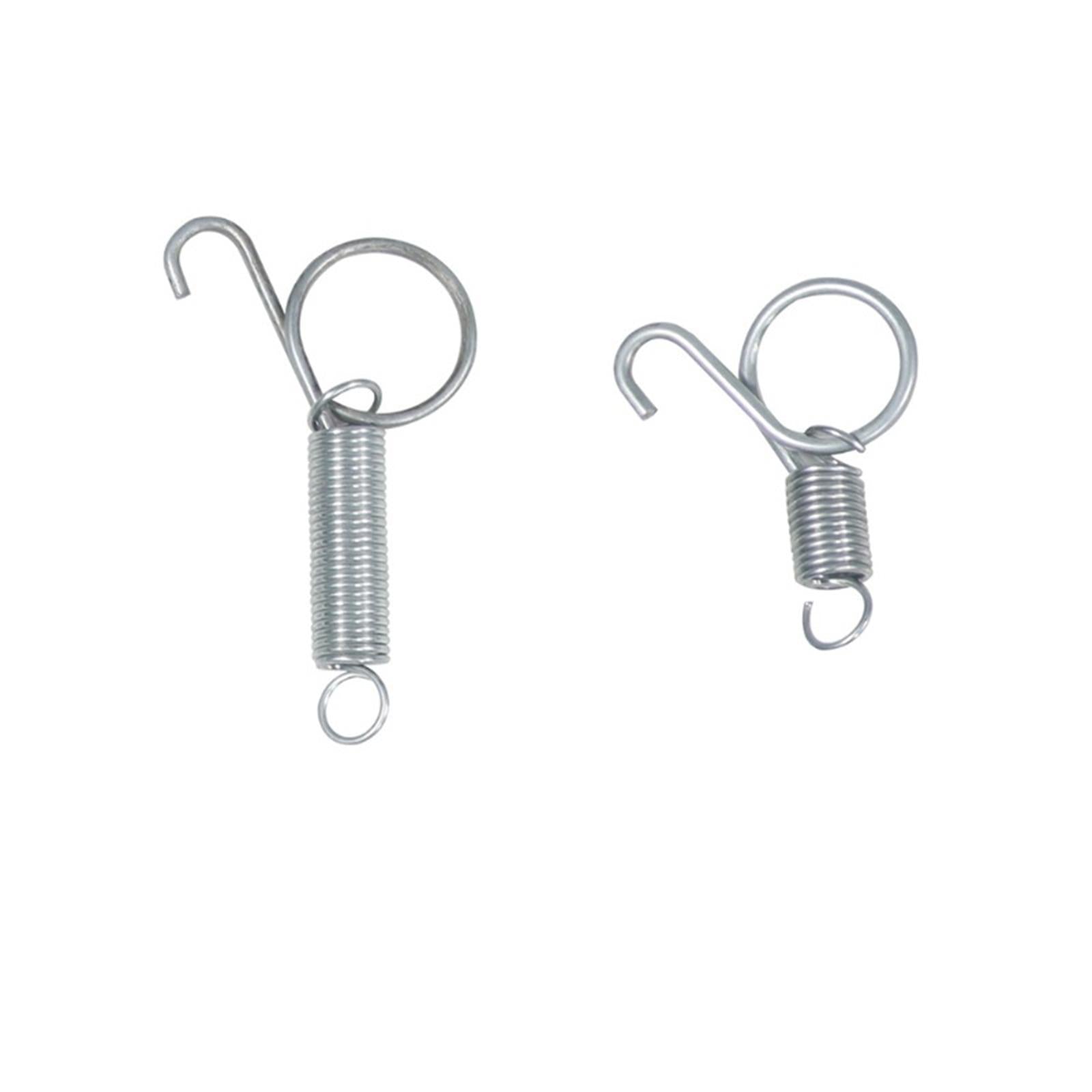 10 Packs Elastic Metal Cage Door Spring Hook for Rabbit Cage Small