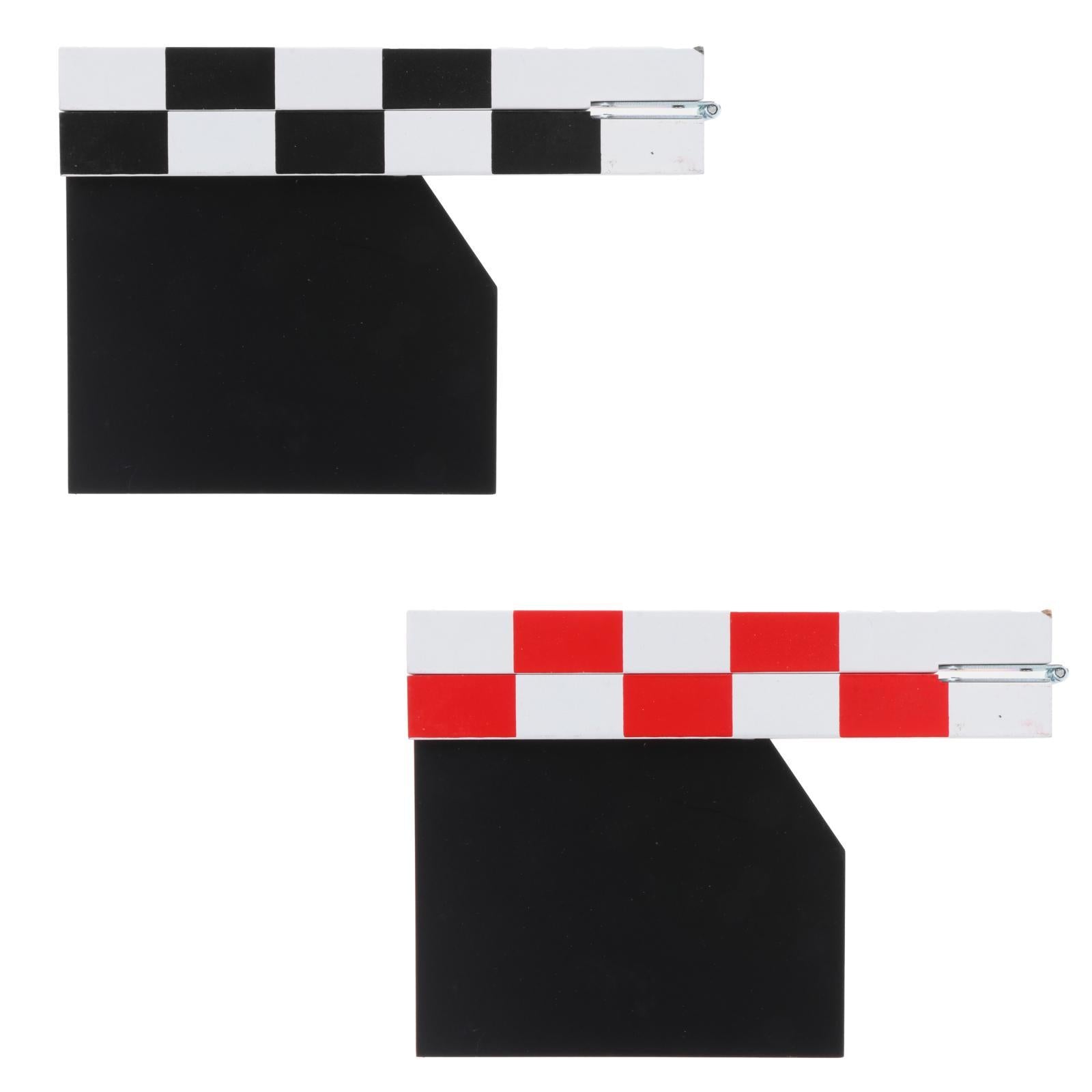 Clapperboard Clapboard Acrylic Film Clap Movie Clapper Durable black