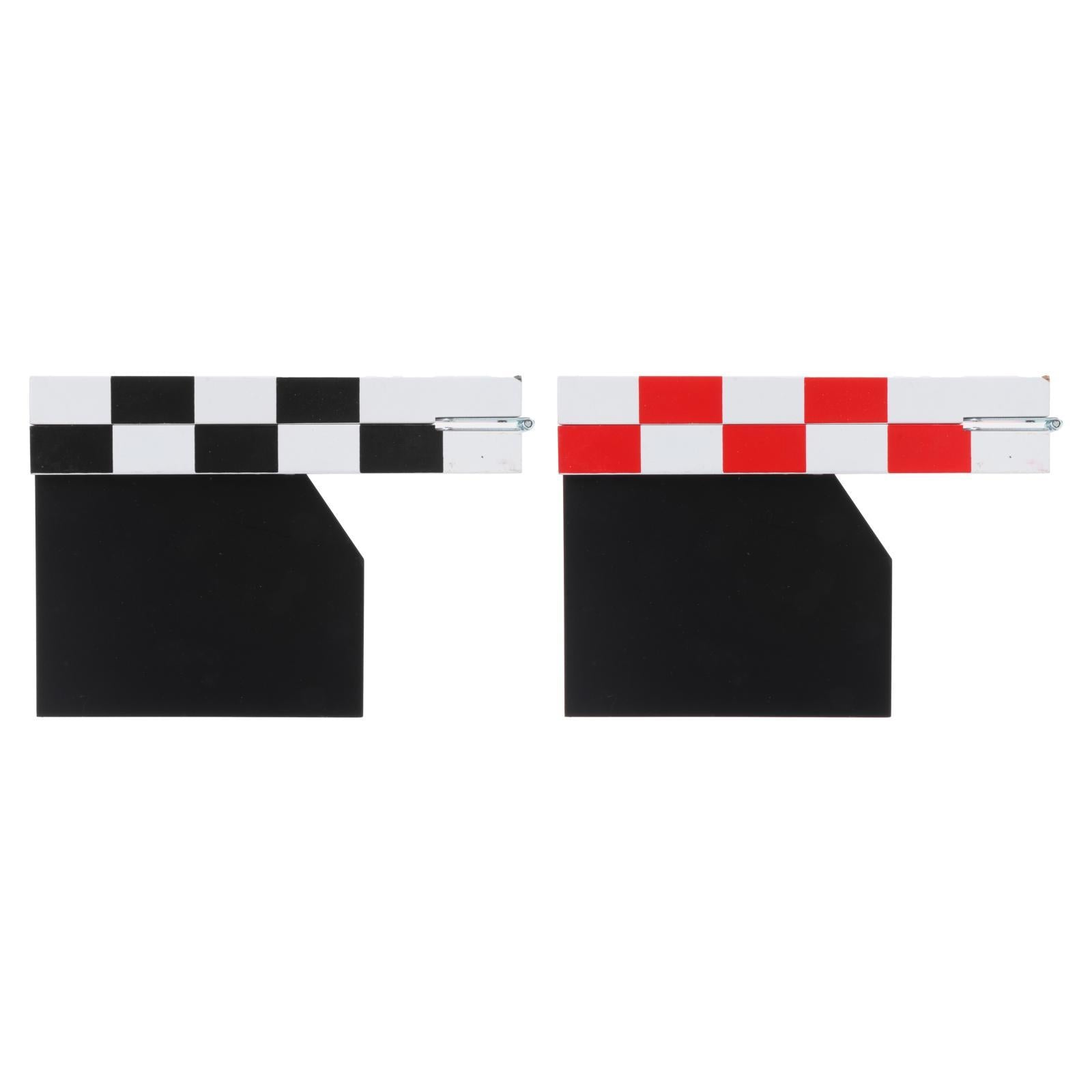 Clapperboard Clapboard Acrylic Film Clap Movie Clapper Durable black