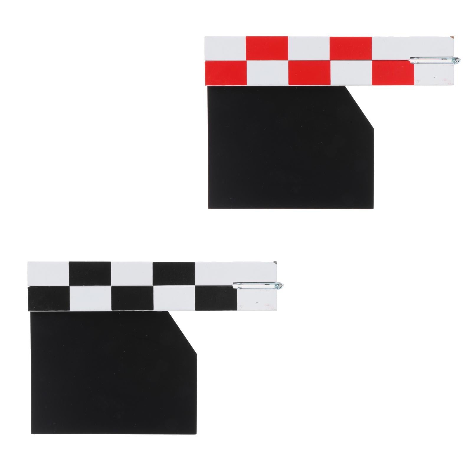 Clapperboard Clapboard Acrylic Film Clap Movie Clapper Durable black
