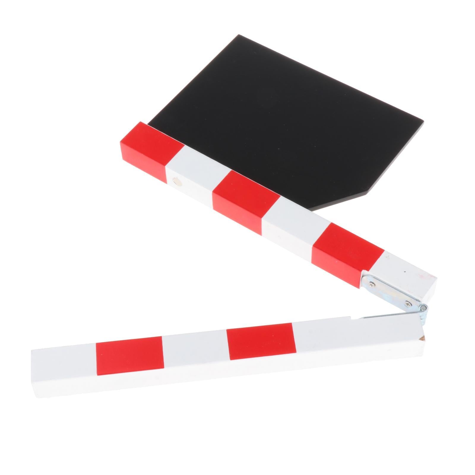 Clapperboard Clapboard Acrylic Film Clap Movie Clapper Durable red