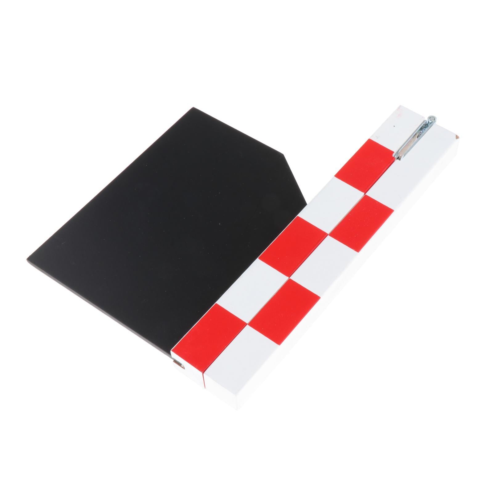 Clapperboard Clapboard Acrylic Film Clap Movie Clapper Durable red
