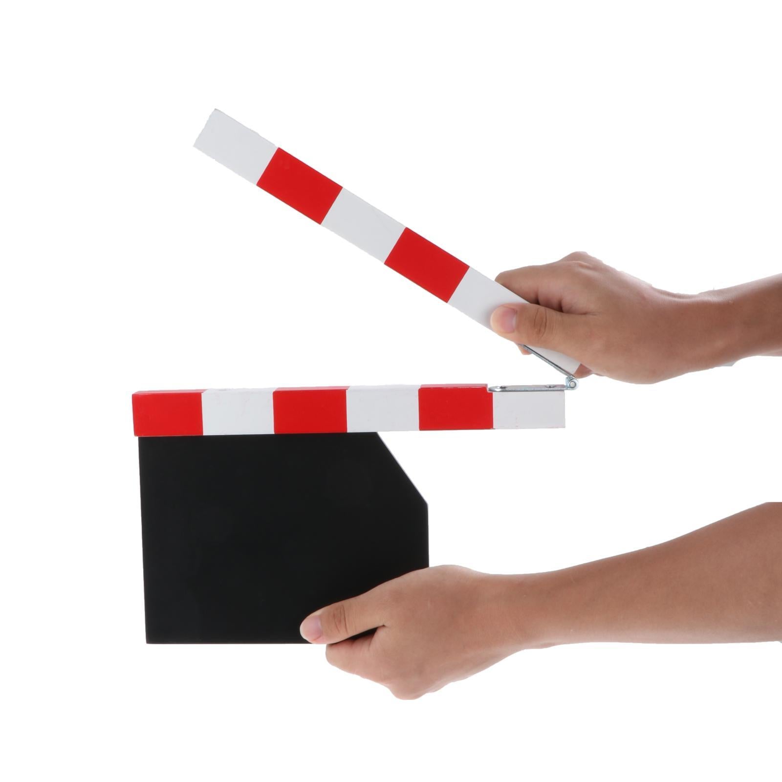 Clapperboard Clapboard Acrylic Film Clap Movie Clapper Durable red