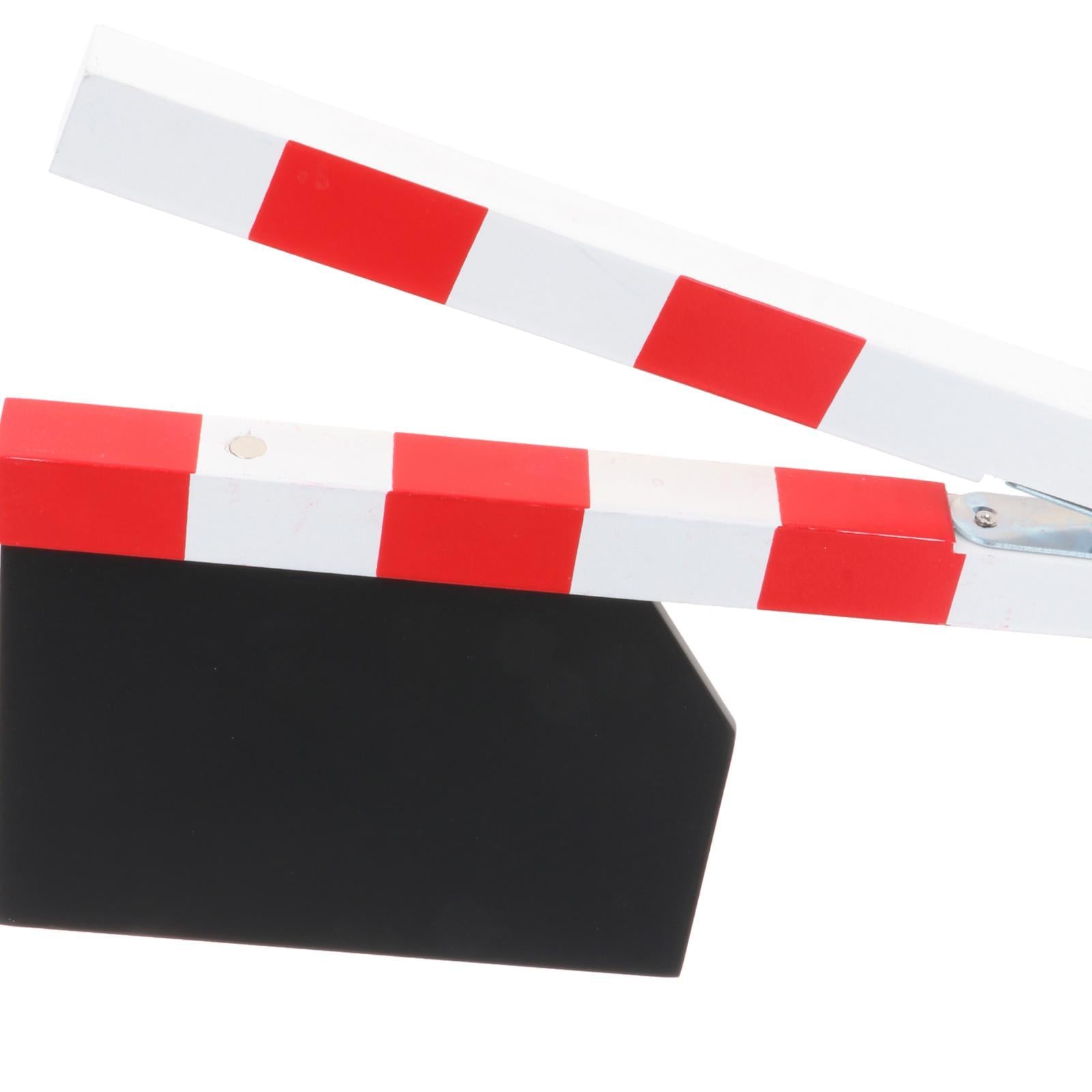 Clapperboard Clapboard Acrylic Film Clap Movie Clapper Durable red