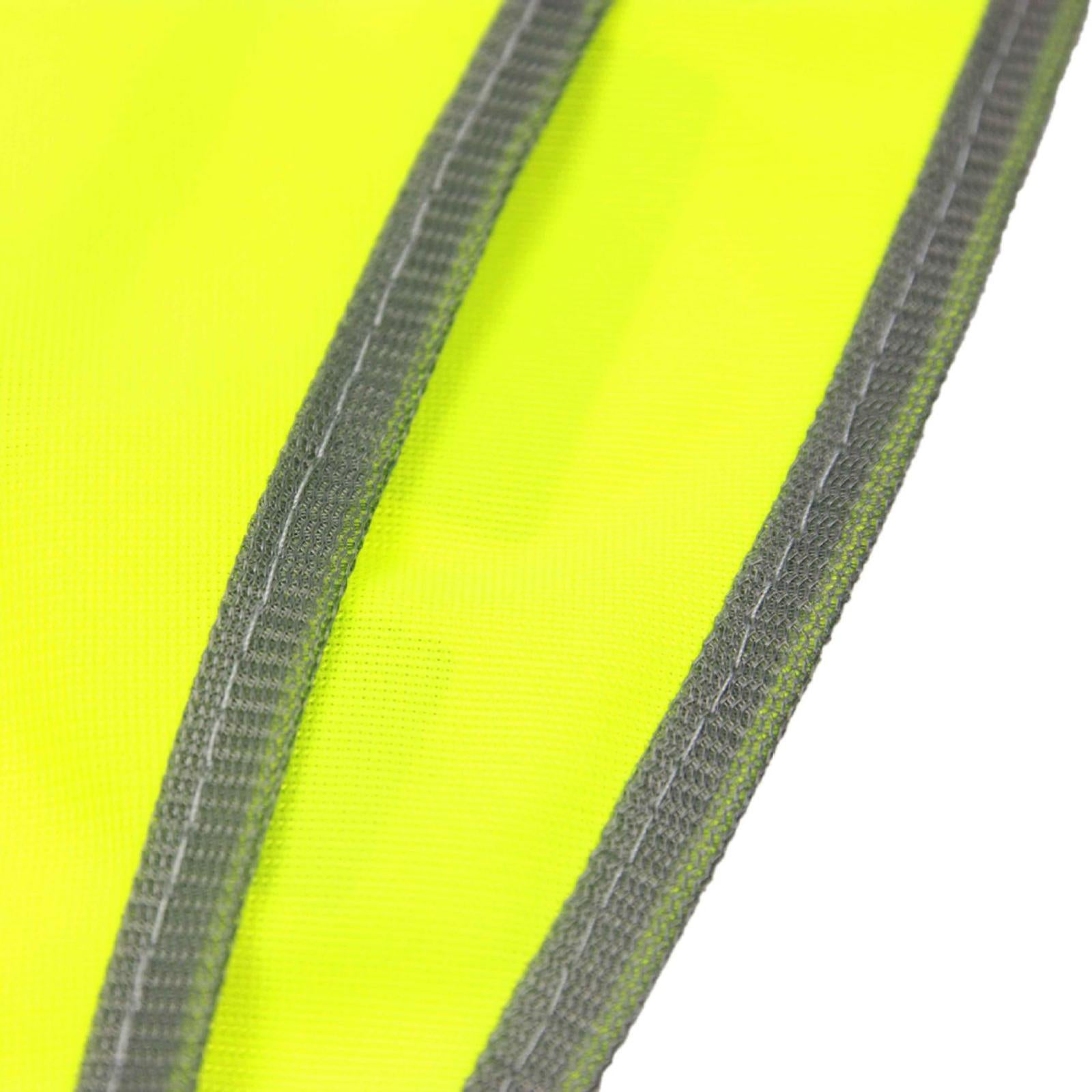 Reflective Vest Adjustable Sleeveless Garment for Cycling Runner Unisex