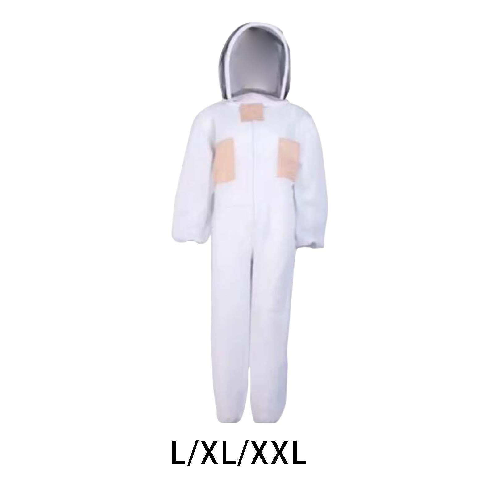 Comfortable Professional Beekeeper Suit with Hat Veil for Beginner Men L