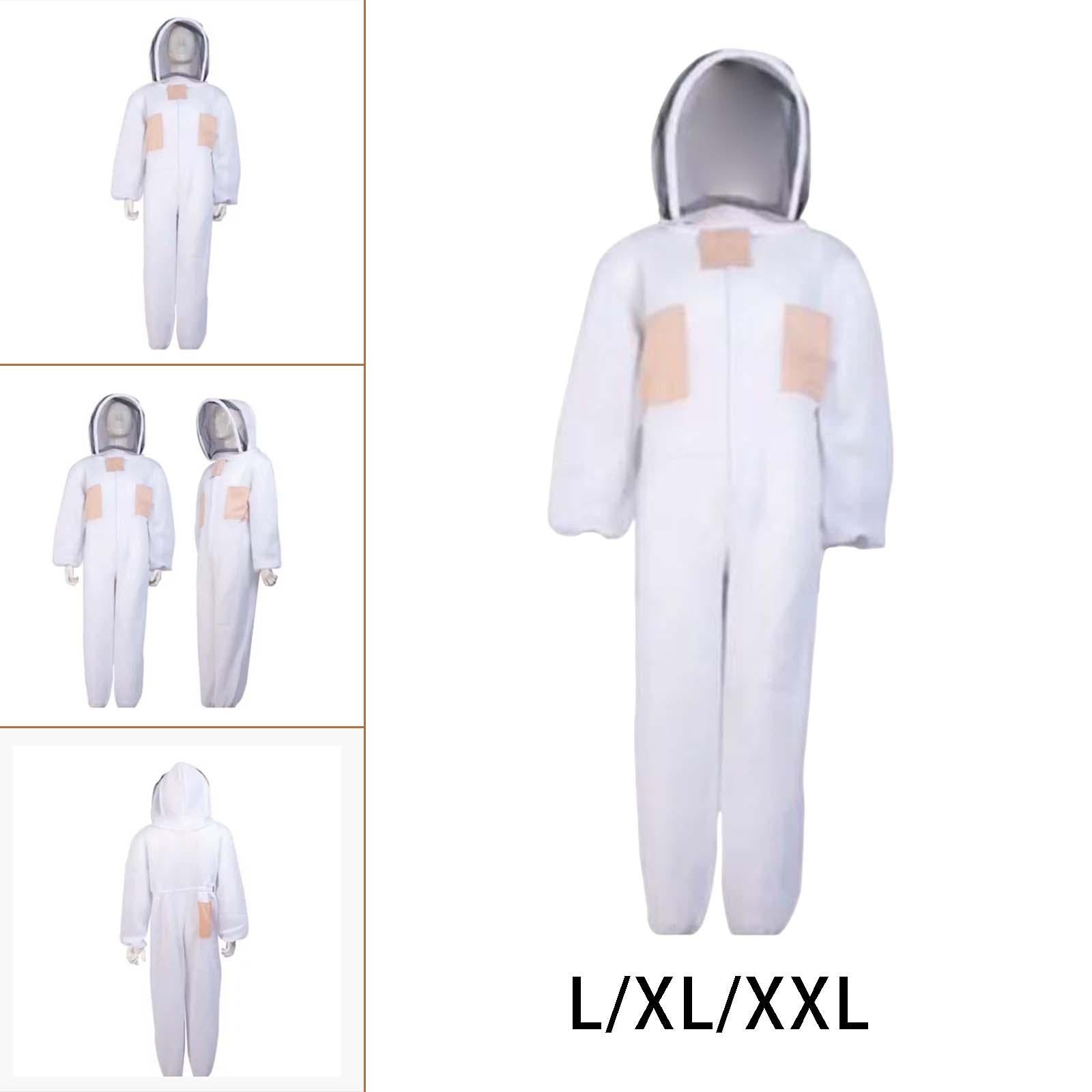Comfortable Professional Beekeeper Suit with Hat Veil for Beginner Men L