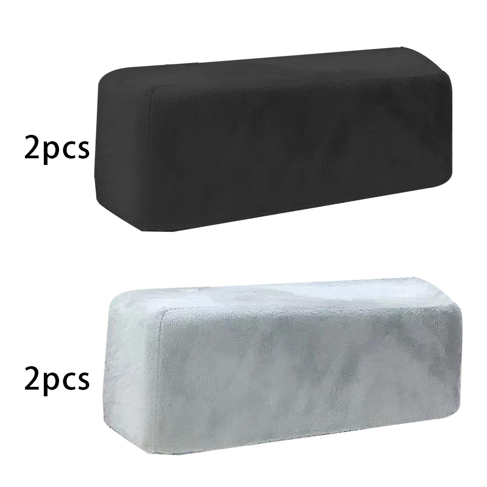 2x Anti Slip Upgrade Memory Foam Washable for Swivel Chair Gaming Chair Black